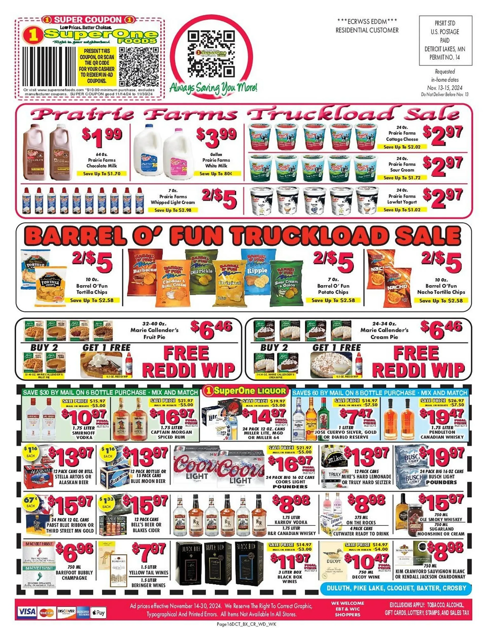 Weekly ad Miners County Market Weekly Ad from November 14 to November 30 2024 - Page 16