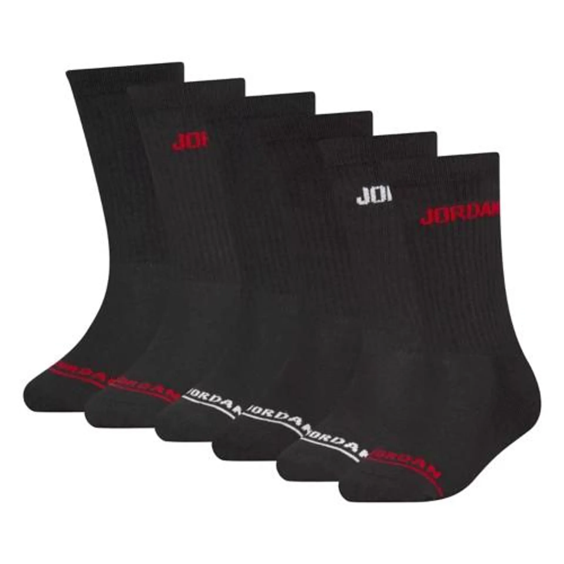 Big Kids' Jordan Legend 6 Pack Ankle Socks