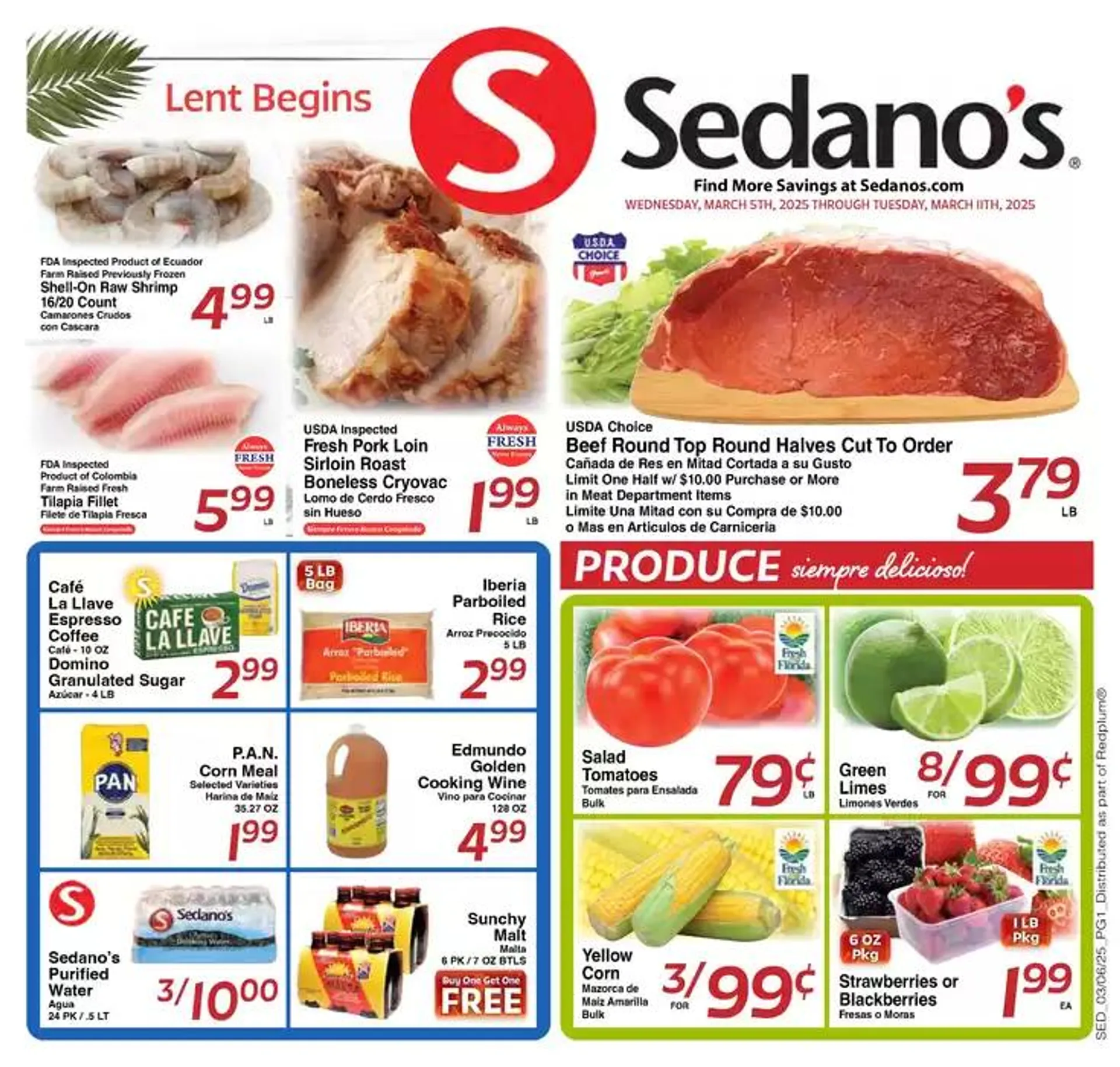 Sedanos weekly ad - 1