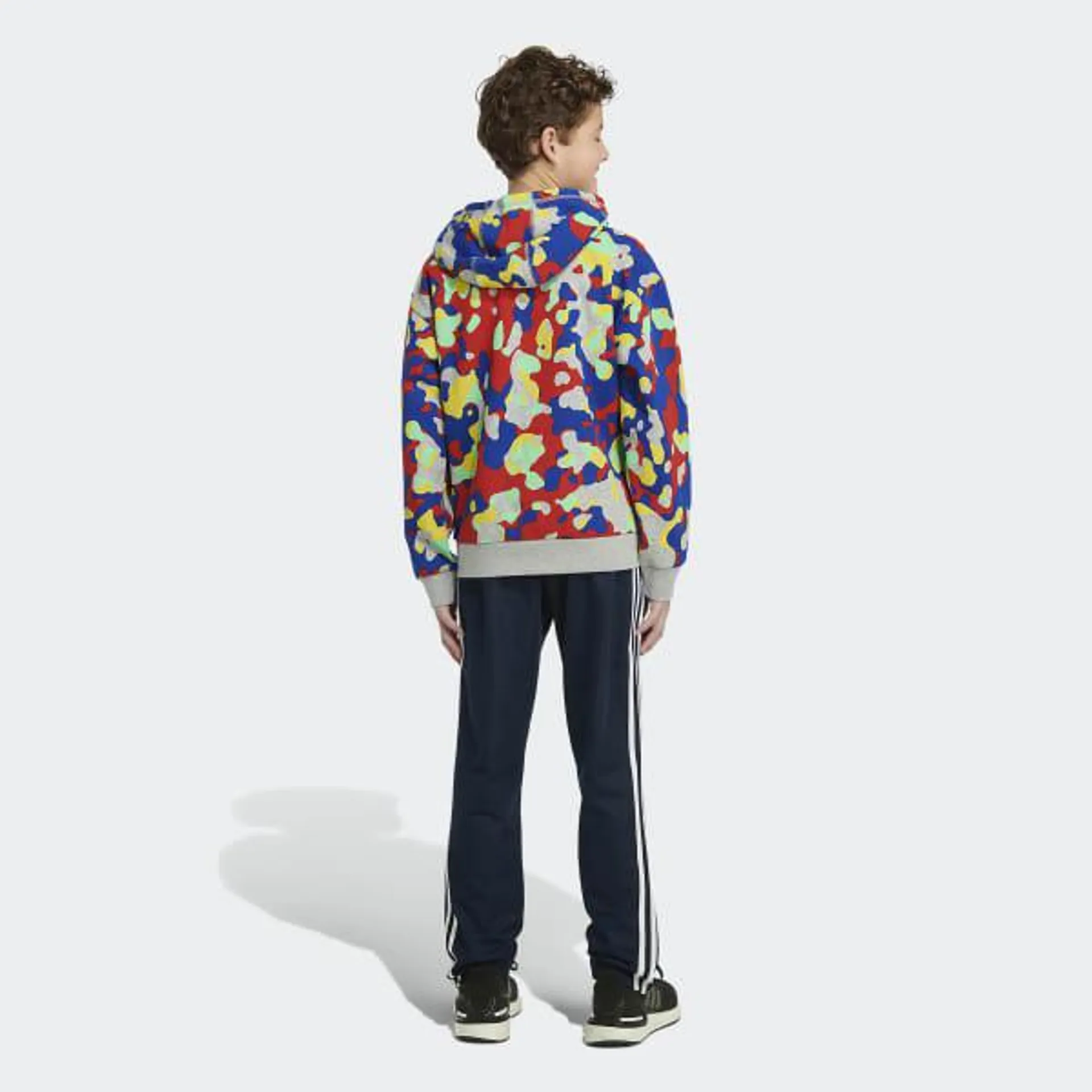 Camo Allover Print Pullover Hoodie