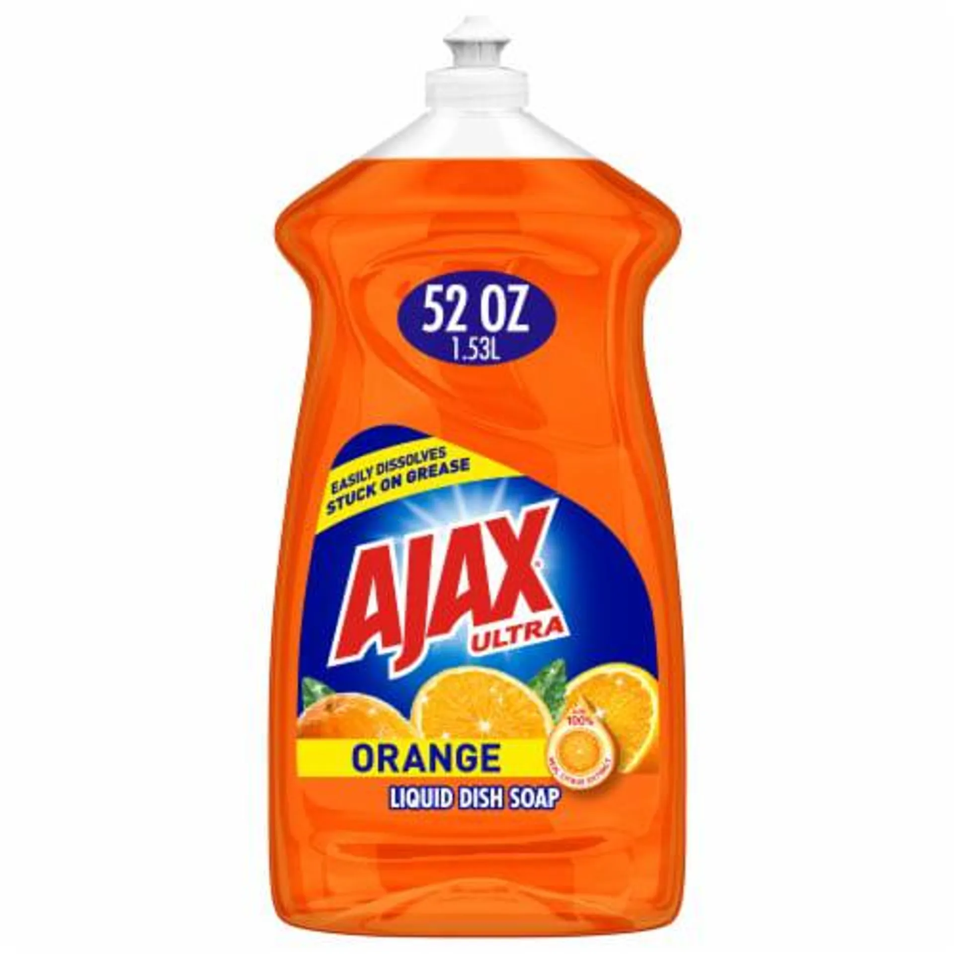 Ajax Ultra Triple Action Orange Liquid Dish Soap