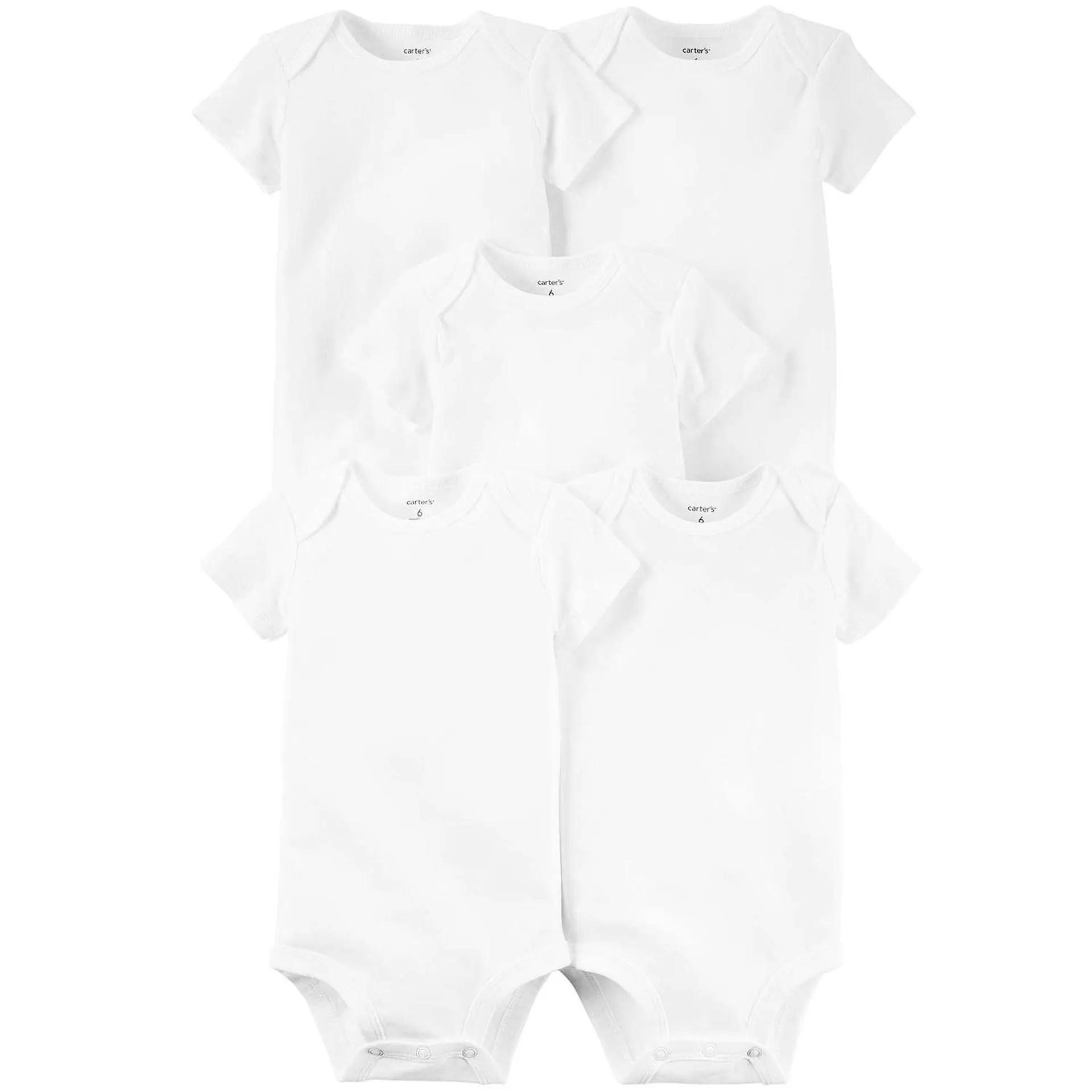 Carter's Baby 5-Pack Short-Sleeve Bodysuits