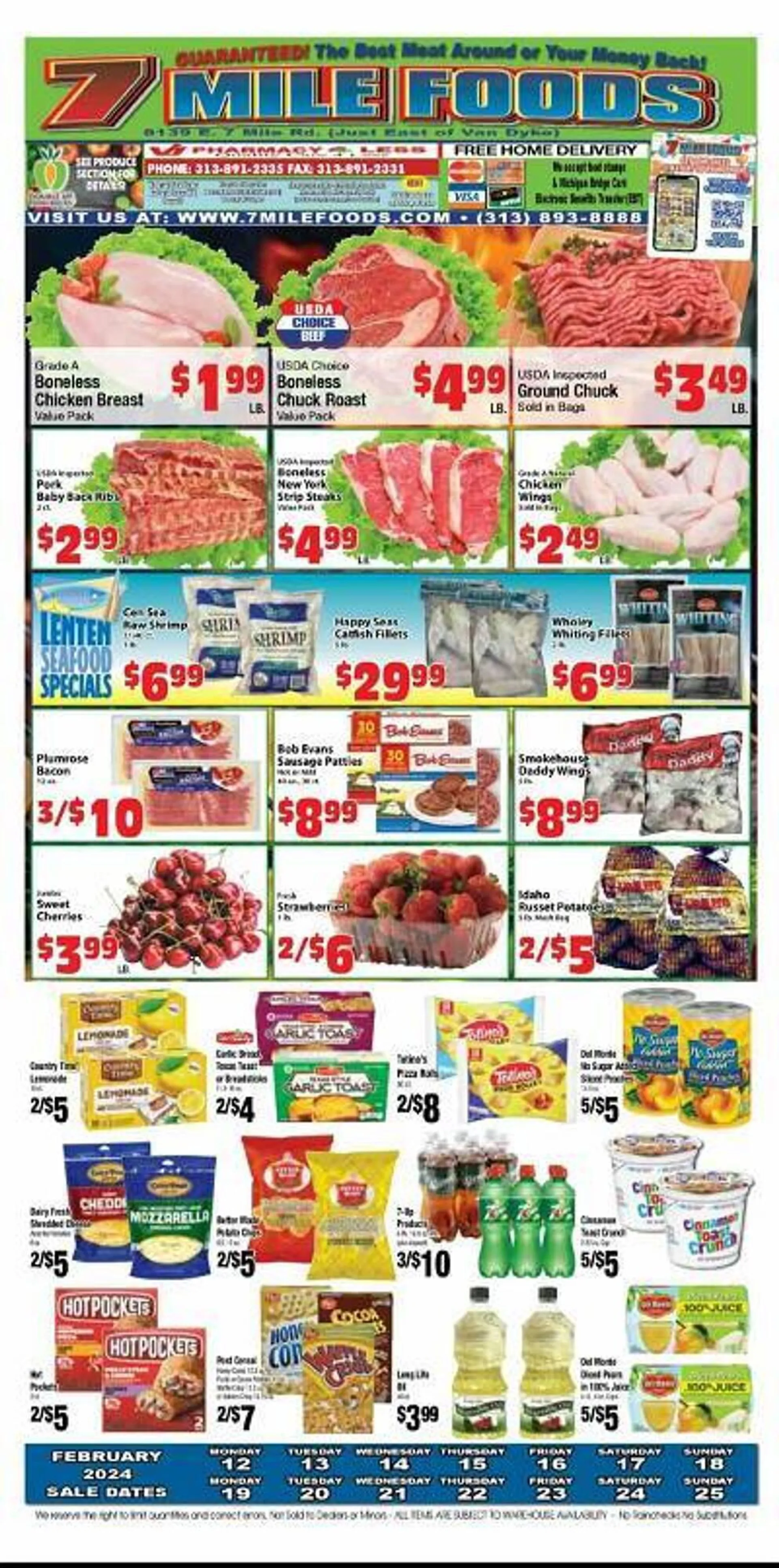 Weekly ad 7 Mile Foods Weekly Ad from February 12 to February 25 2024 - Page 