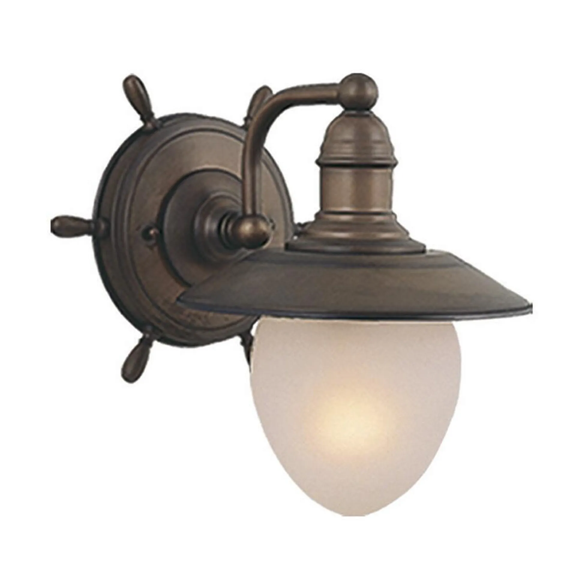 Patriot Lighting® Anchors Antique Red 1-Light Vanity Light