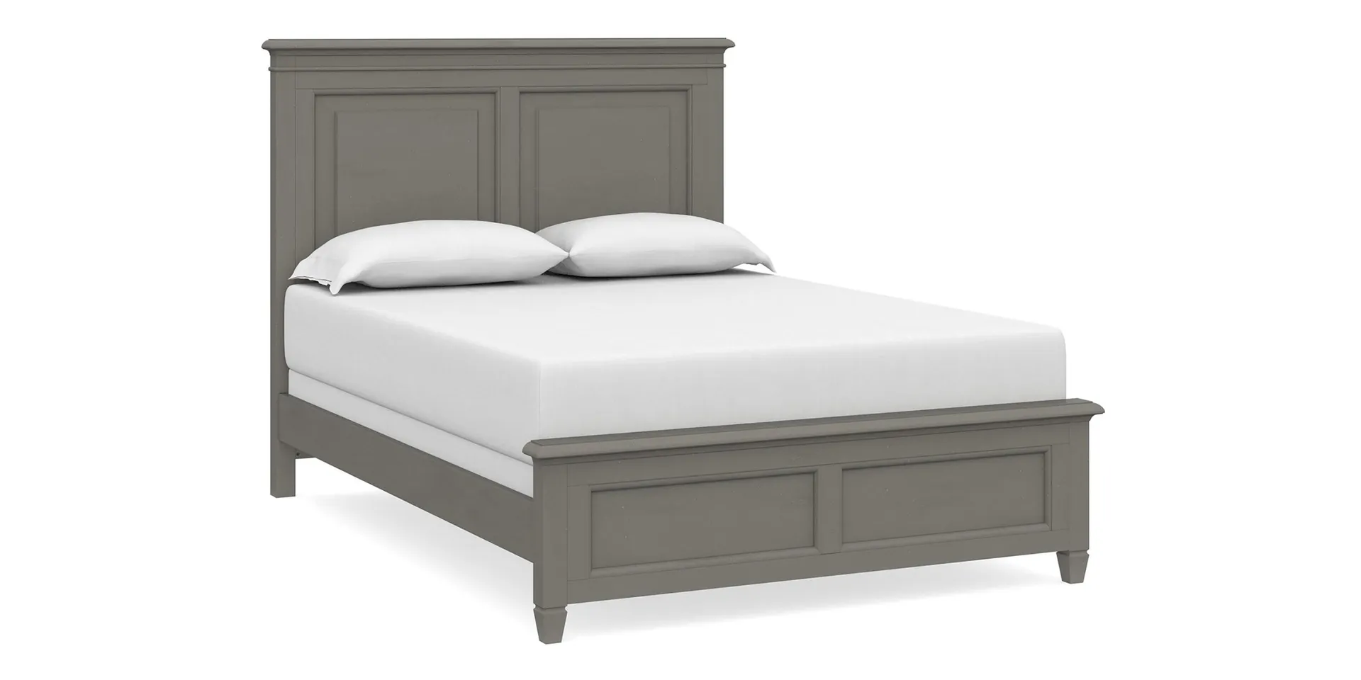 Shoreline Ocean Grey Panel Bed