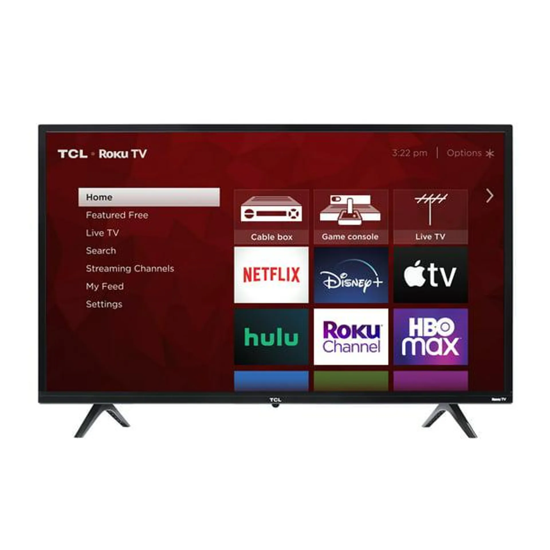 TCL 32" Class 720P HD LED Roku Smart TV 3 Series 32S331