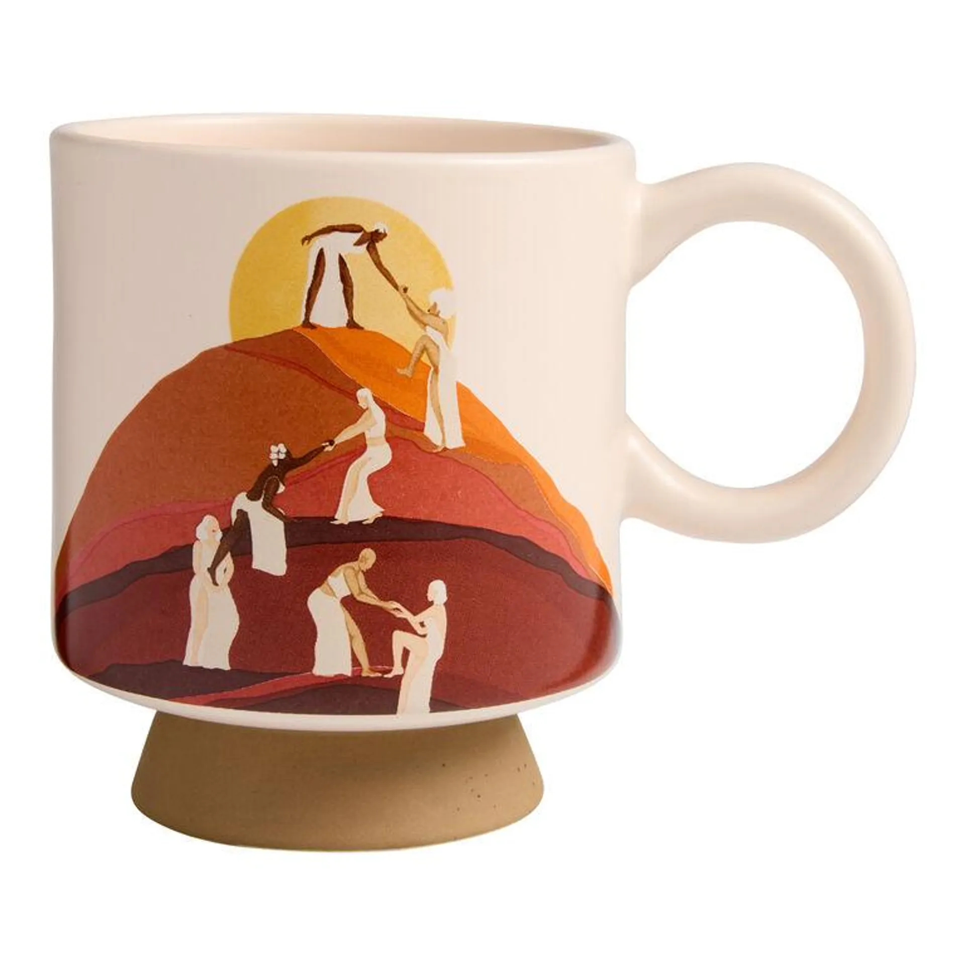 Kolor Me Koby Ivory Women Hill Ceramic Mug