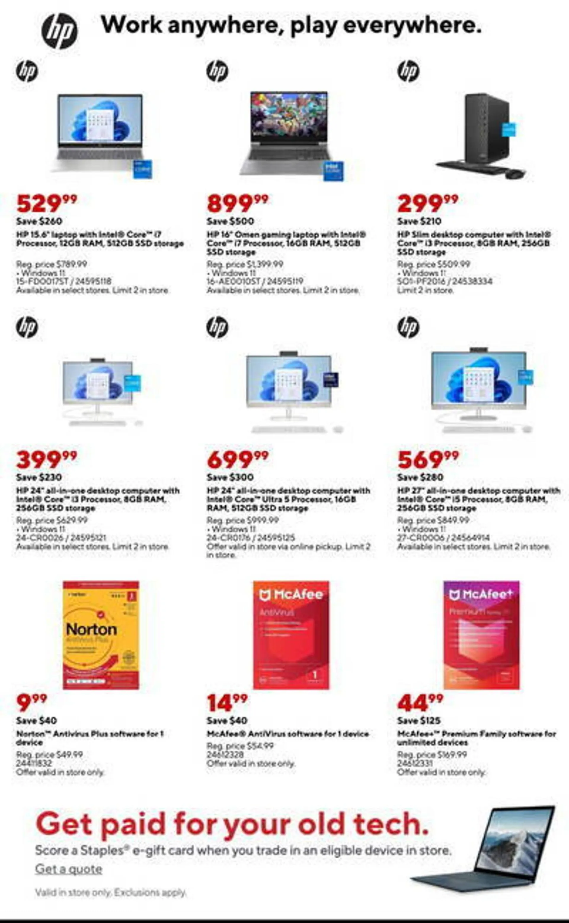 Weekly ad Staples Weekly Ad from November 10 to November 16 2024 - Page 11