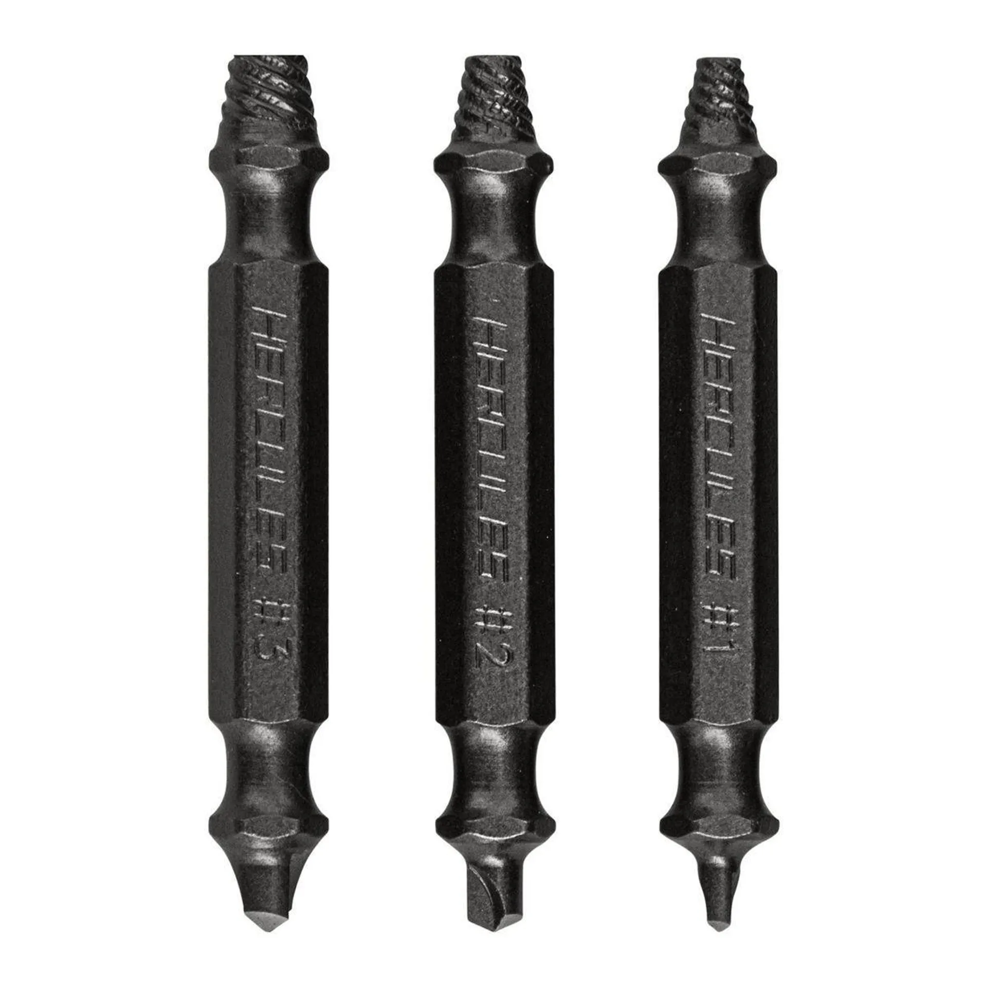 Impact Rated Screw Extractor Set, 3 Piece