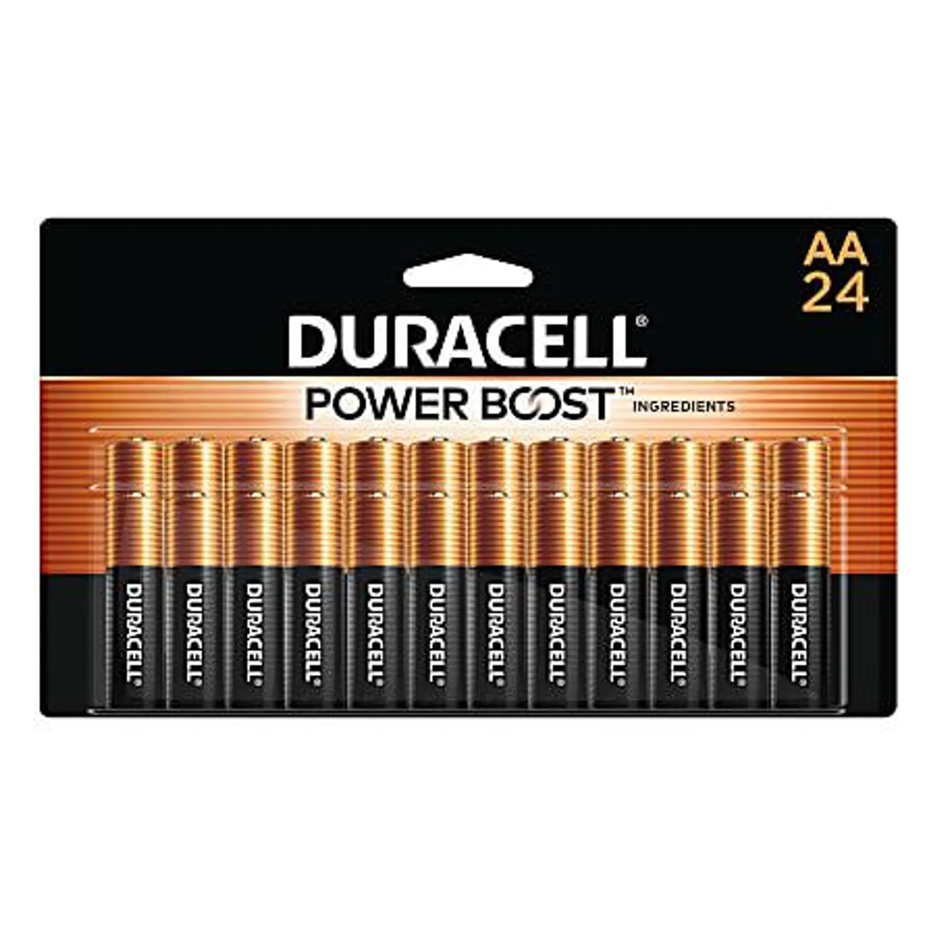 Duracell® Coppertop AA Alkaline Batteries, Pack Of 24