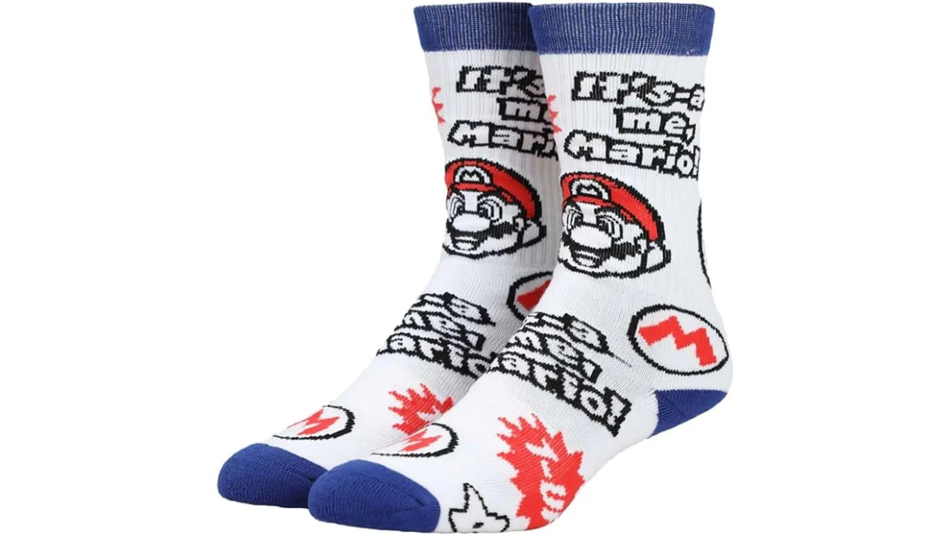 Super Mario™ Power-Up Icons Crew Socks