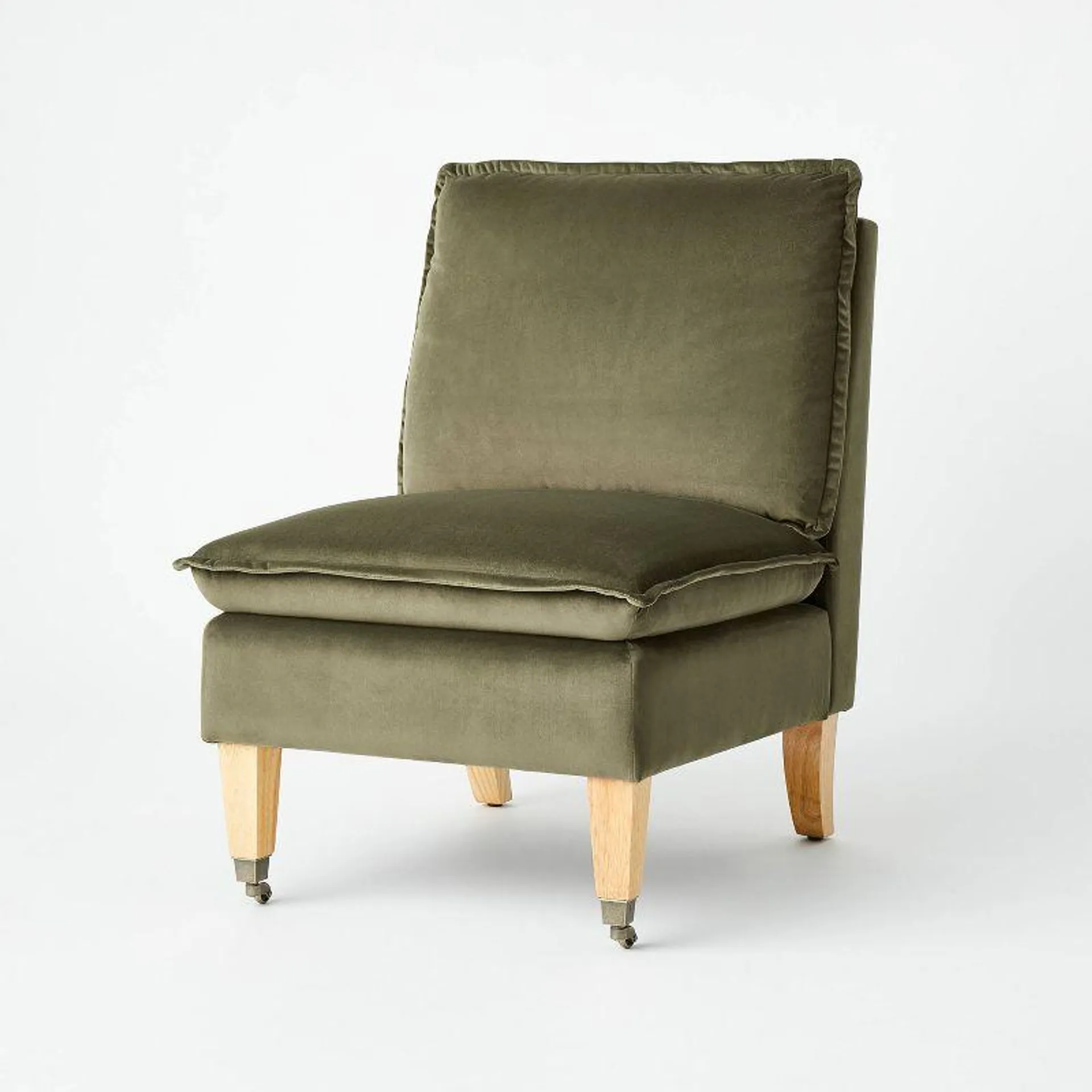 Talbert Pillow Top Slipper Chair with Casters - Threshold™ designed with Studio McGee