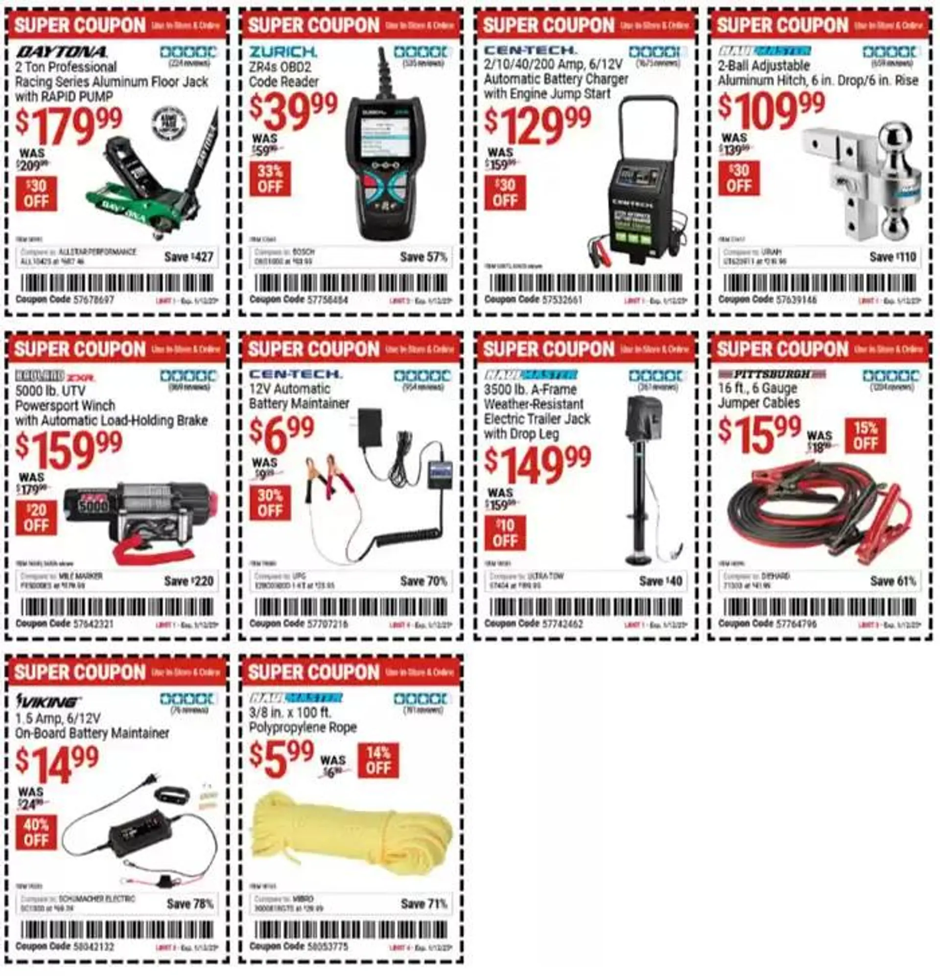 Weekly ad Harbor Freight Tools weekly ad from December 30 to January 13 2025 - Page 2