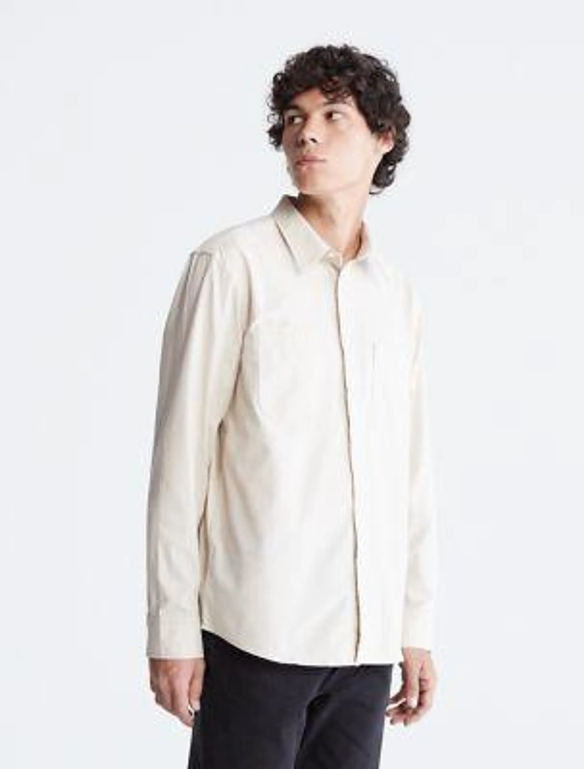 Slim Stretch Button-Down Shirt