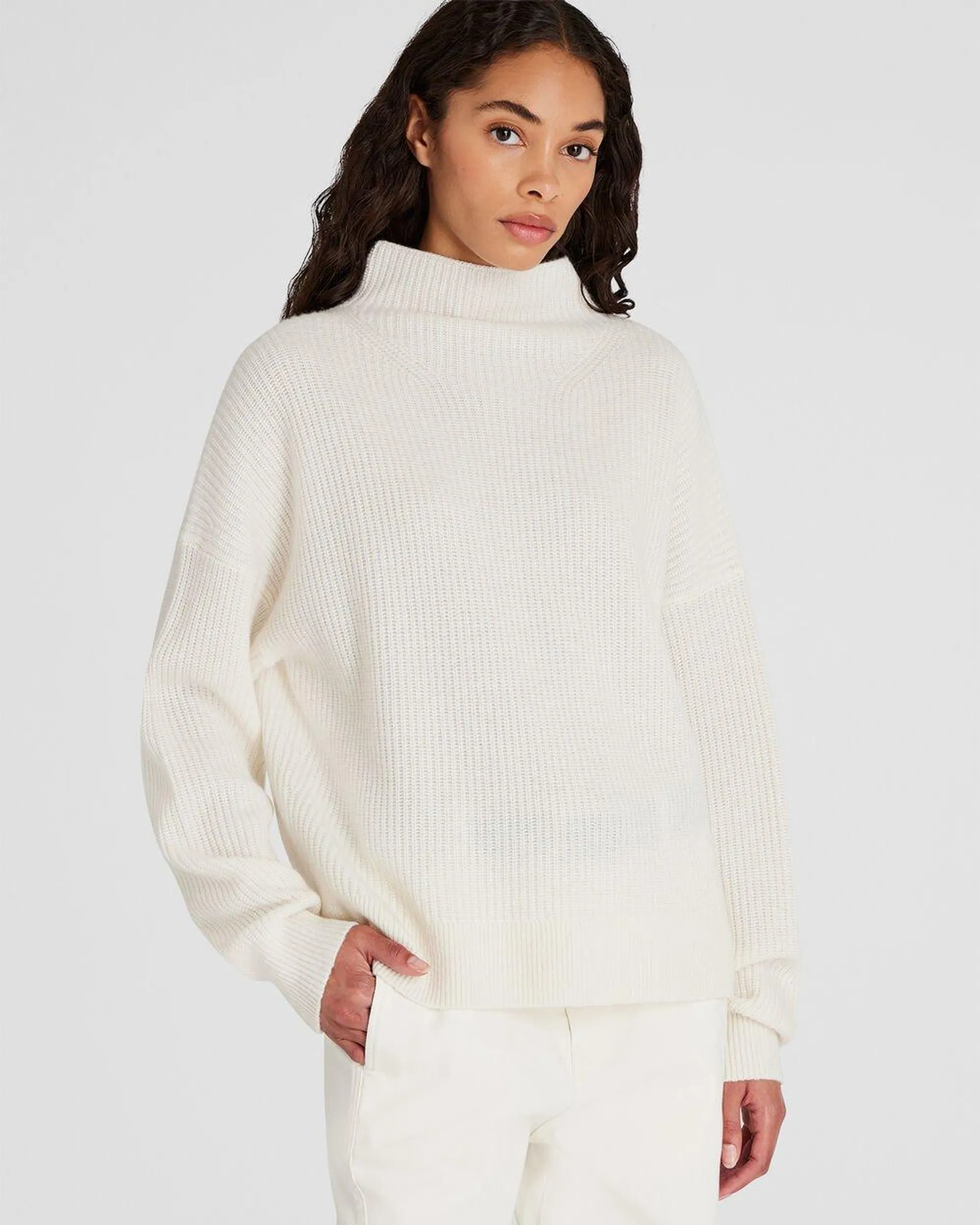 Cashmere Mockneck Sweater