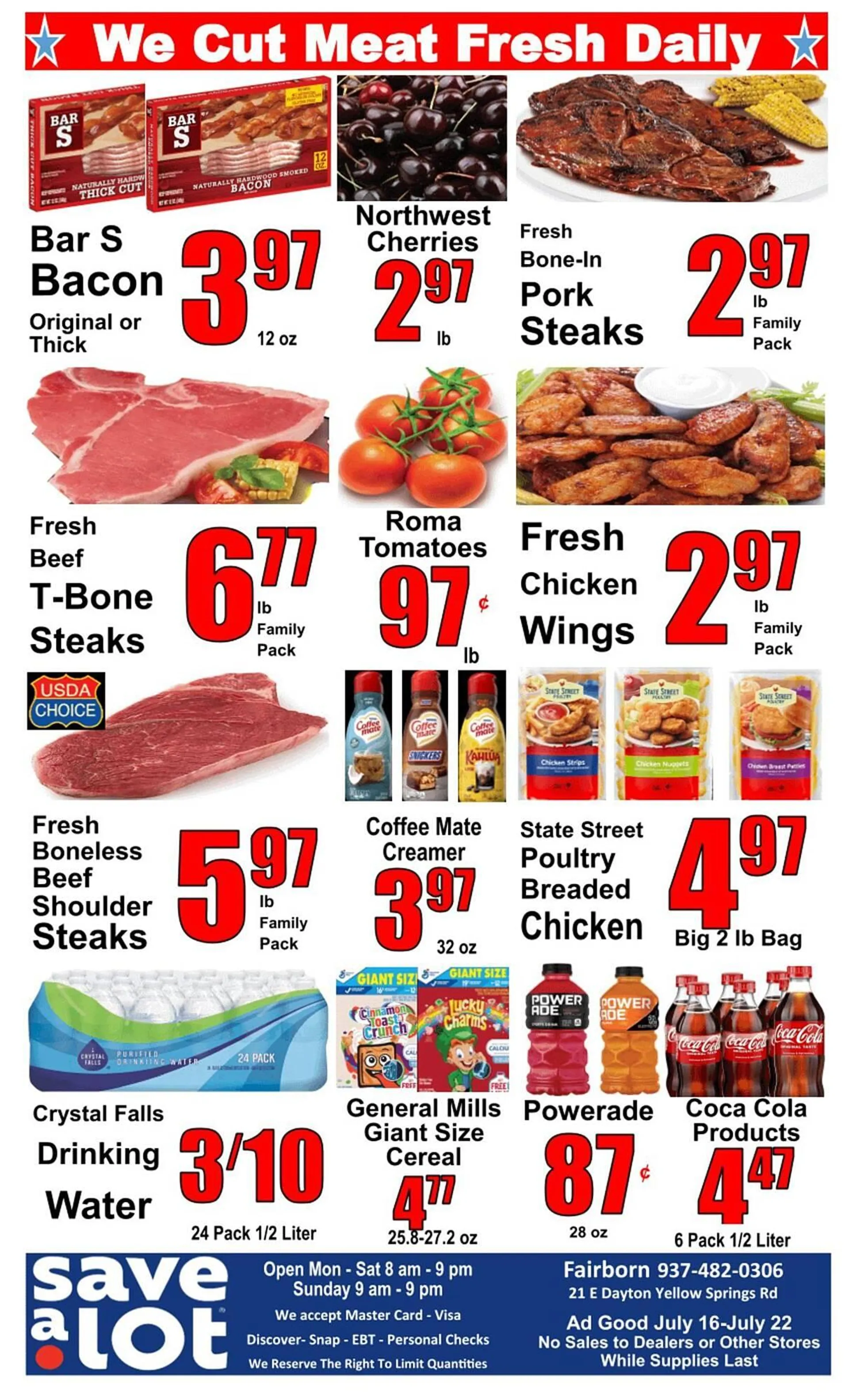 Weekly ad Save a Lot Weekly Ad from July 17 to July 22 2025 - Page 1