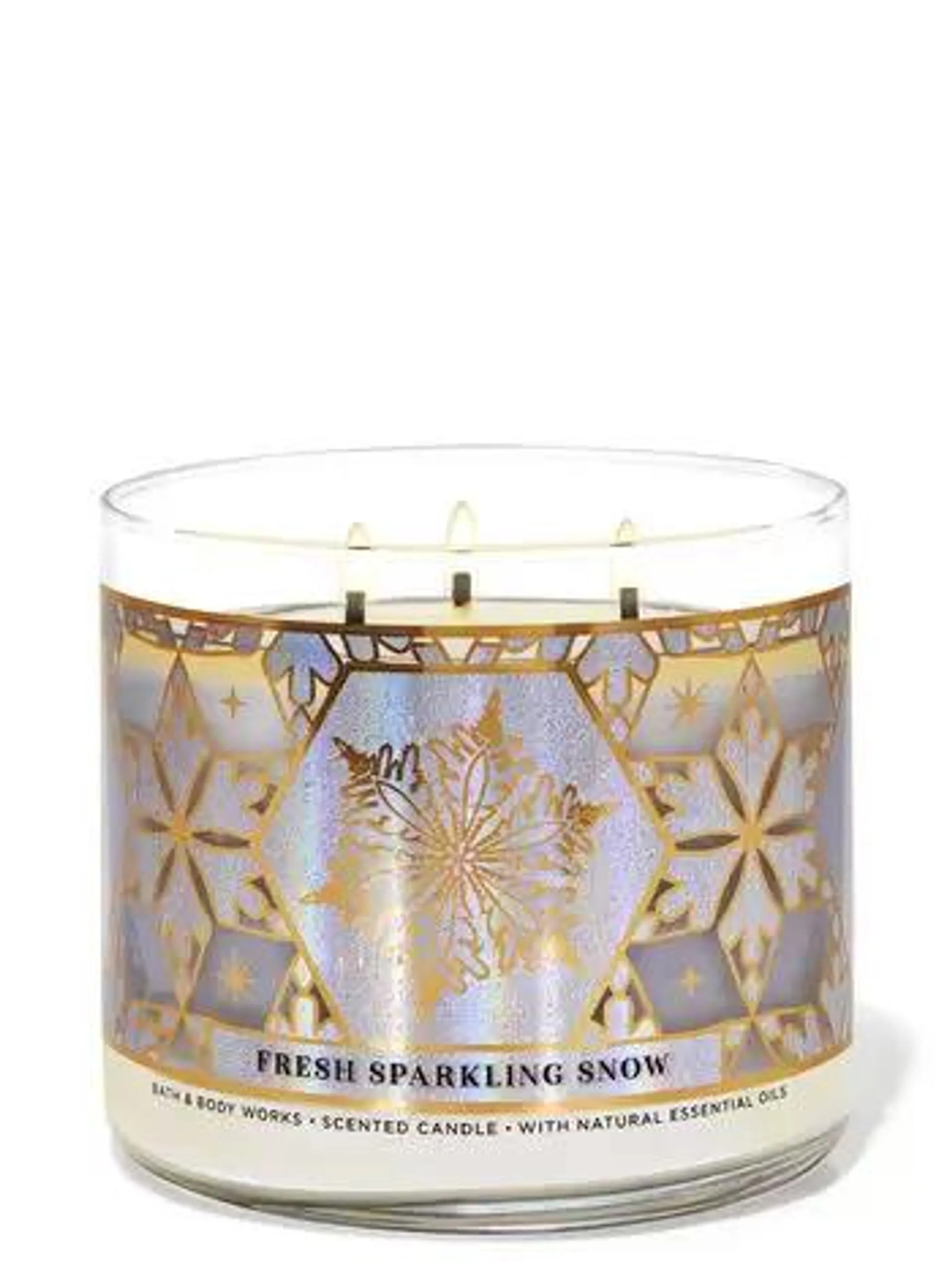 Fresh Sparkling Snow 3-Wick Candle