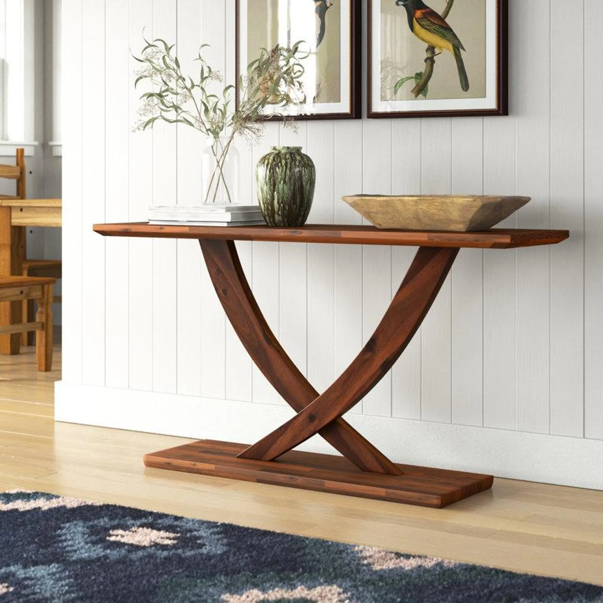 Catelynn 57'' Solid Wood Console Table