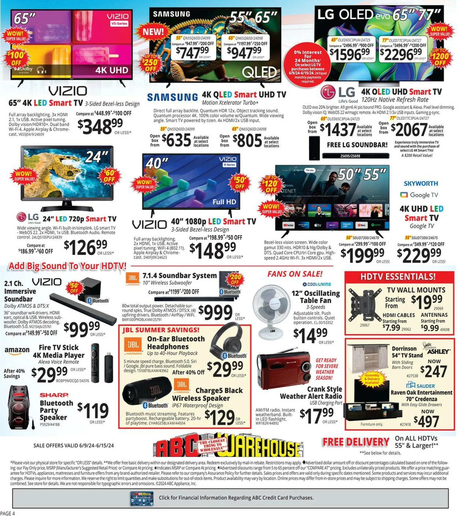 Weekly ad ABC Warehouse Current weekly ad from June 9 to June 15 2024 - Page 4