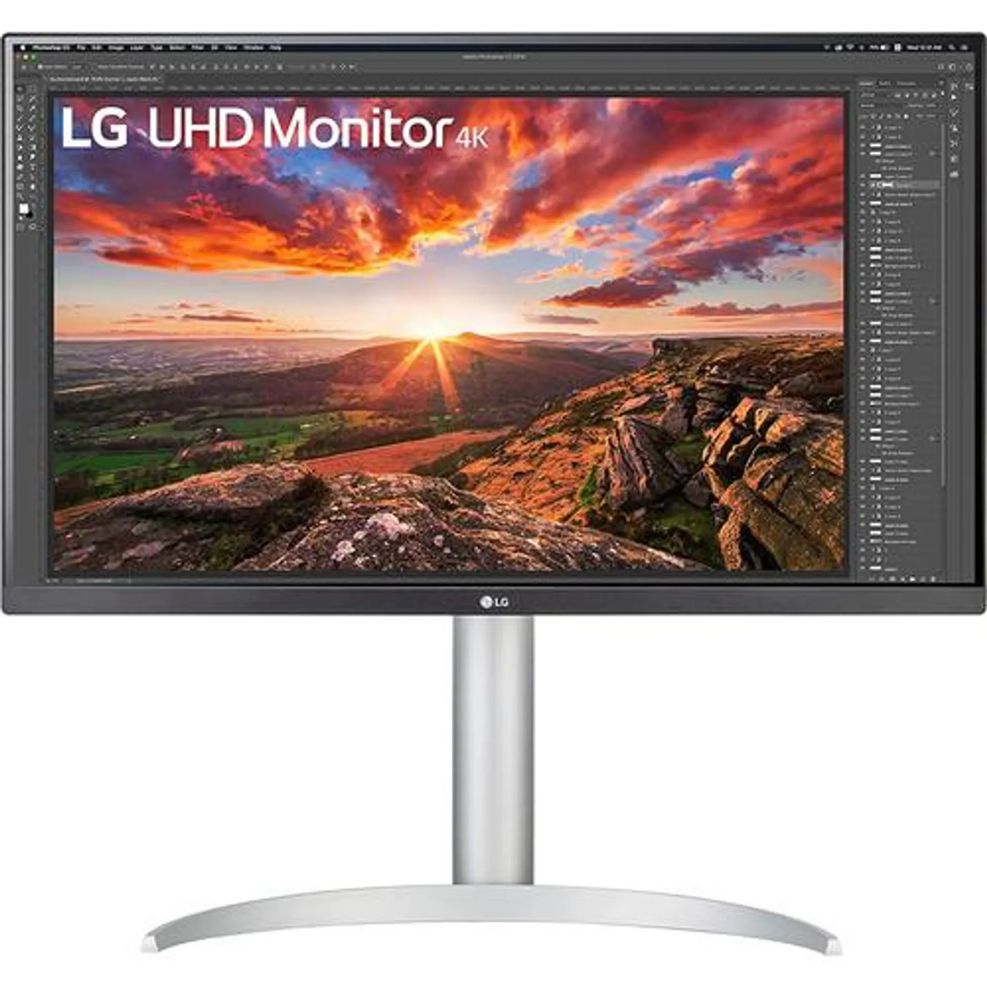 LG 27UP650-W 27" UHD (3840 x 2160) IPS Monitor with VESA DisplayHDR 400 - Open Box