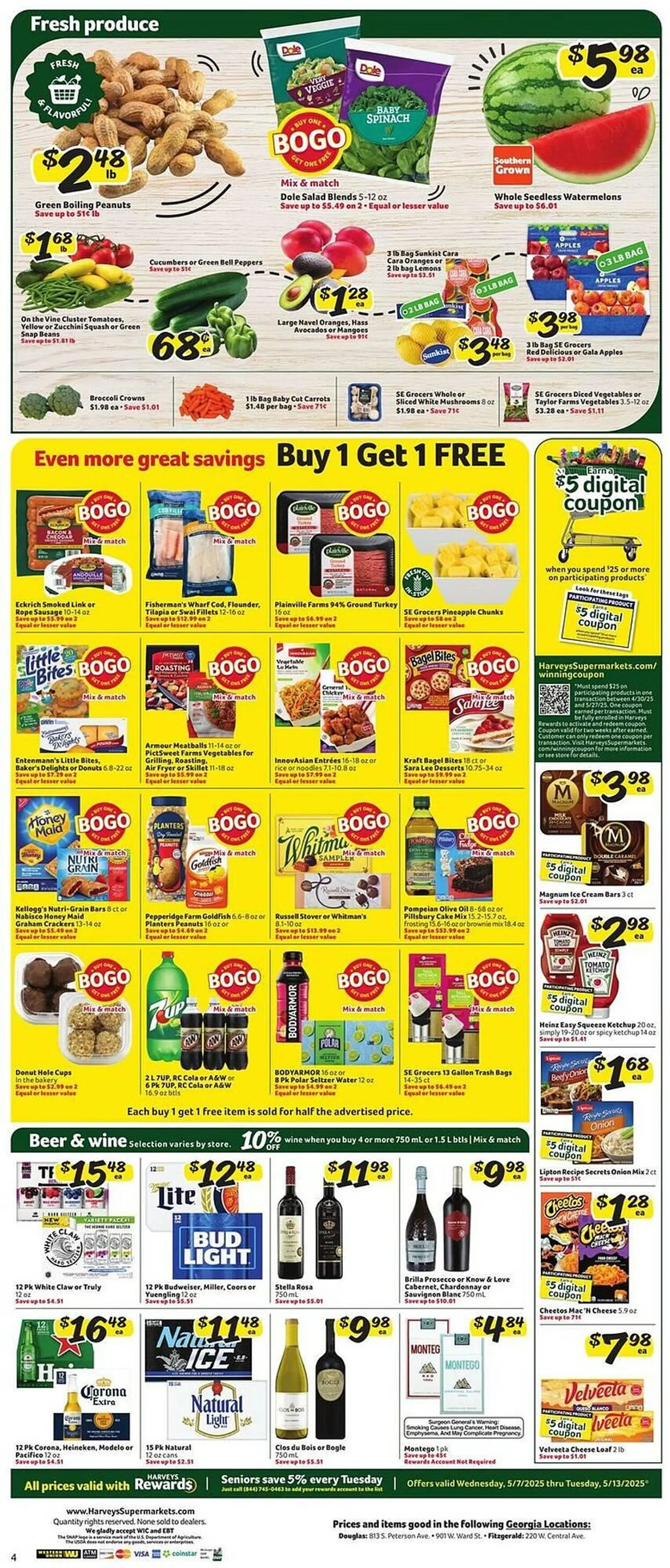 Weekly ad Harveys Supermarkets Weekly Ad from May 7 to May 13 2025 - Page 12