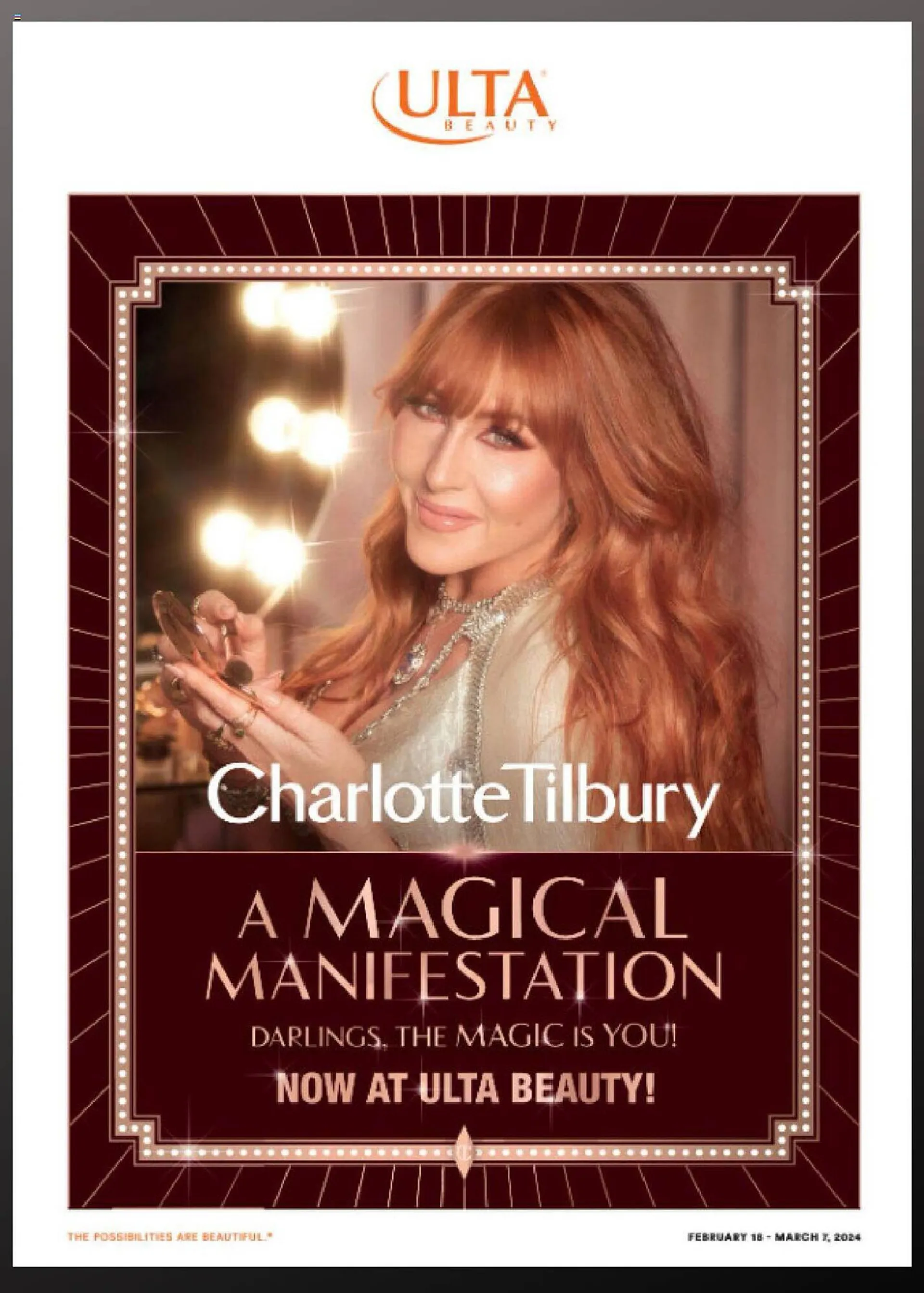 Weekly ad Ulta Beauty Weekly Ad from February 18 to March 7 2024 - Page 1
