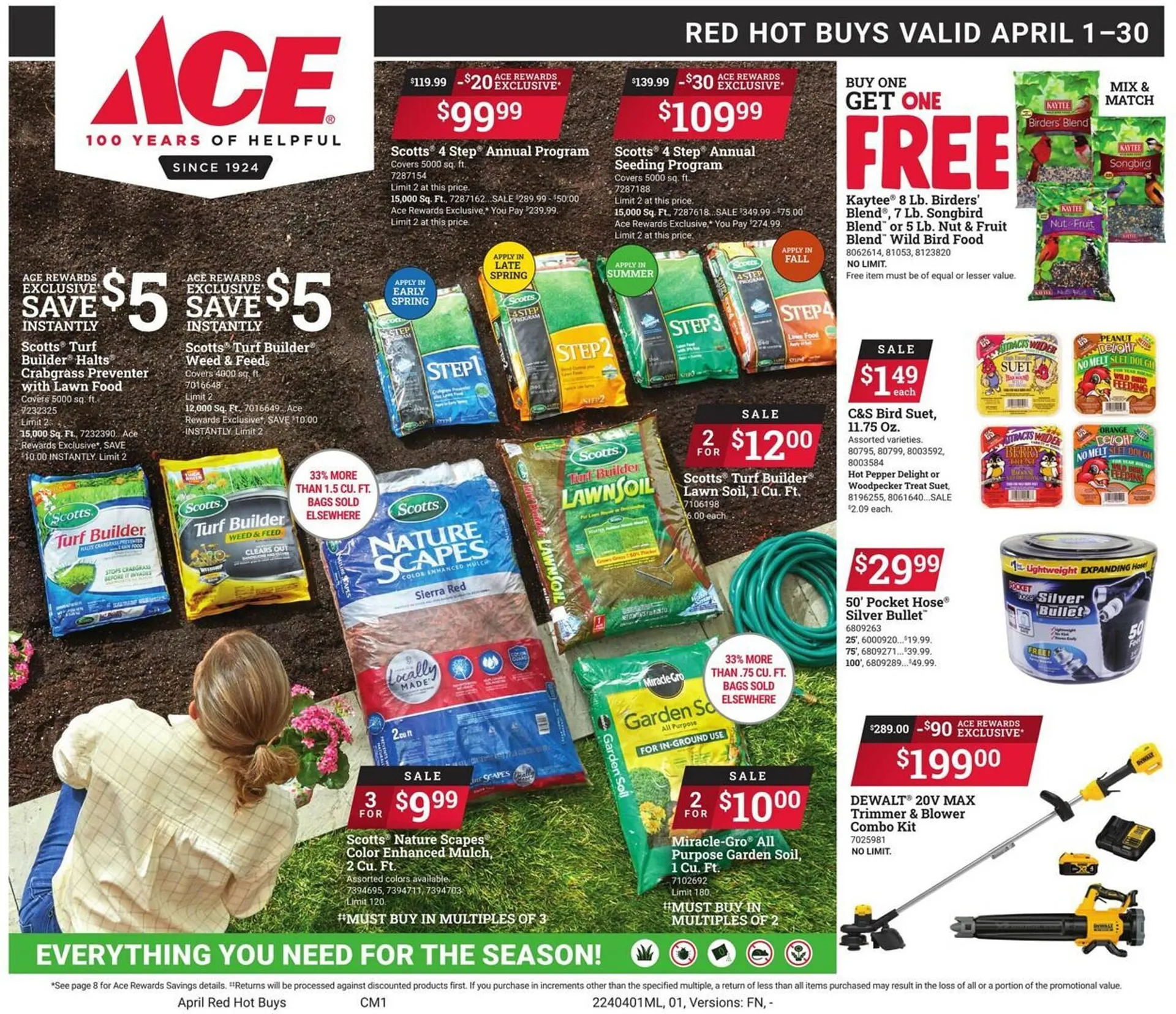 Weekly ad Ace Hardware Weekly Ad from April 1 to April 30 2024 - Page 