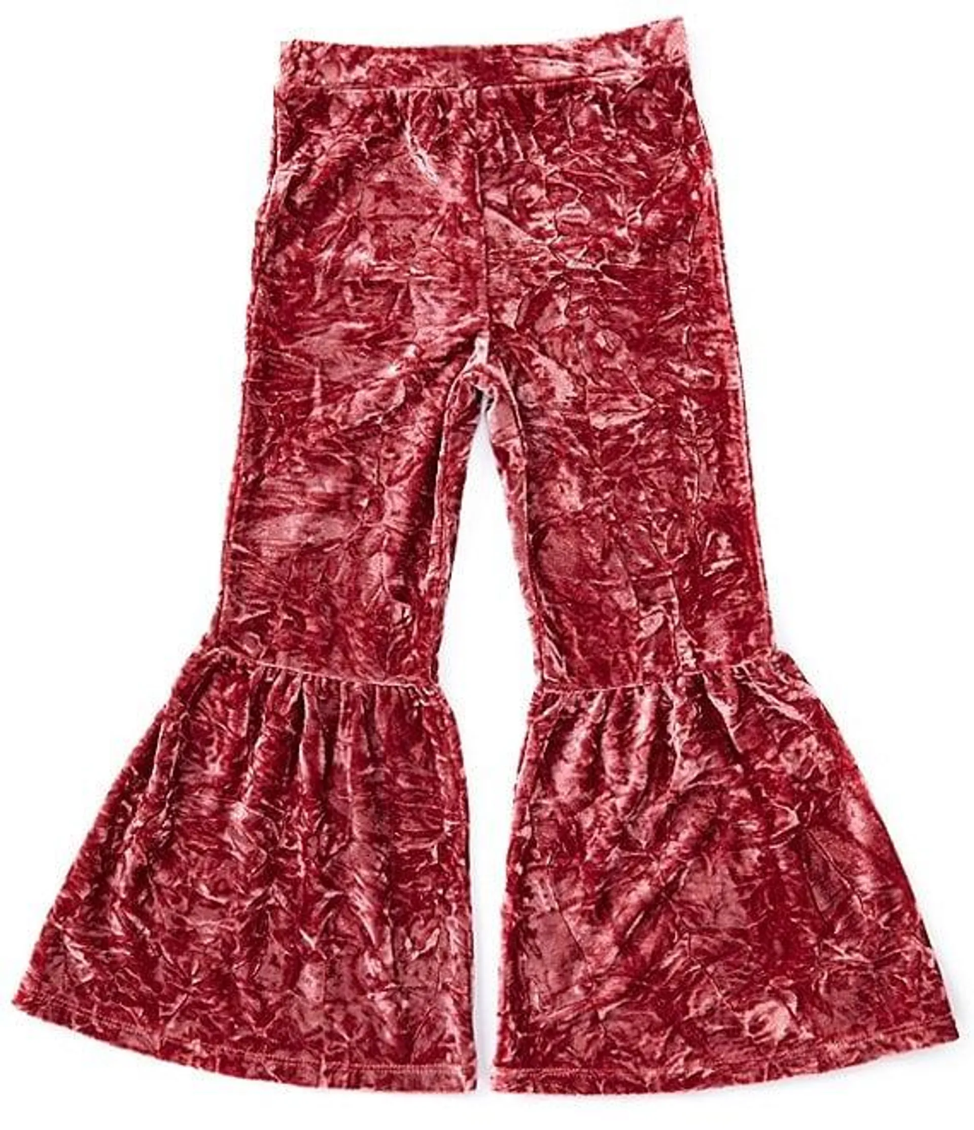 Little/Big Girls 2T-10 Velour Flare-Leg Pants