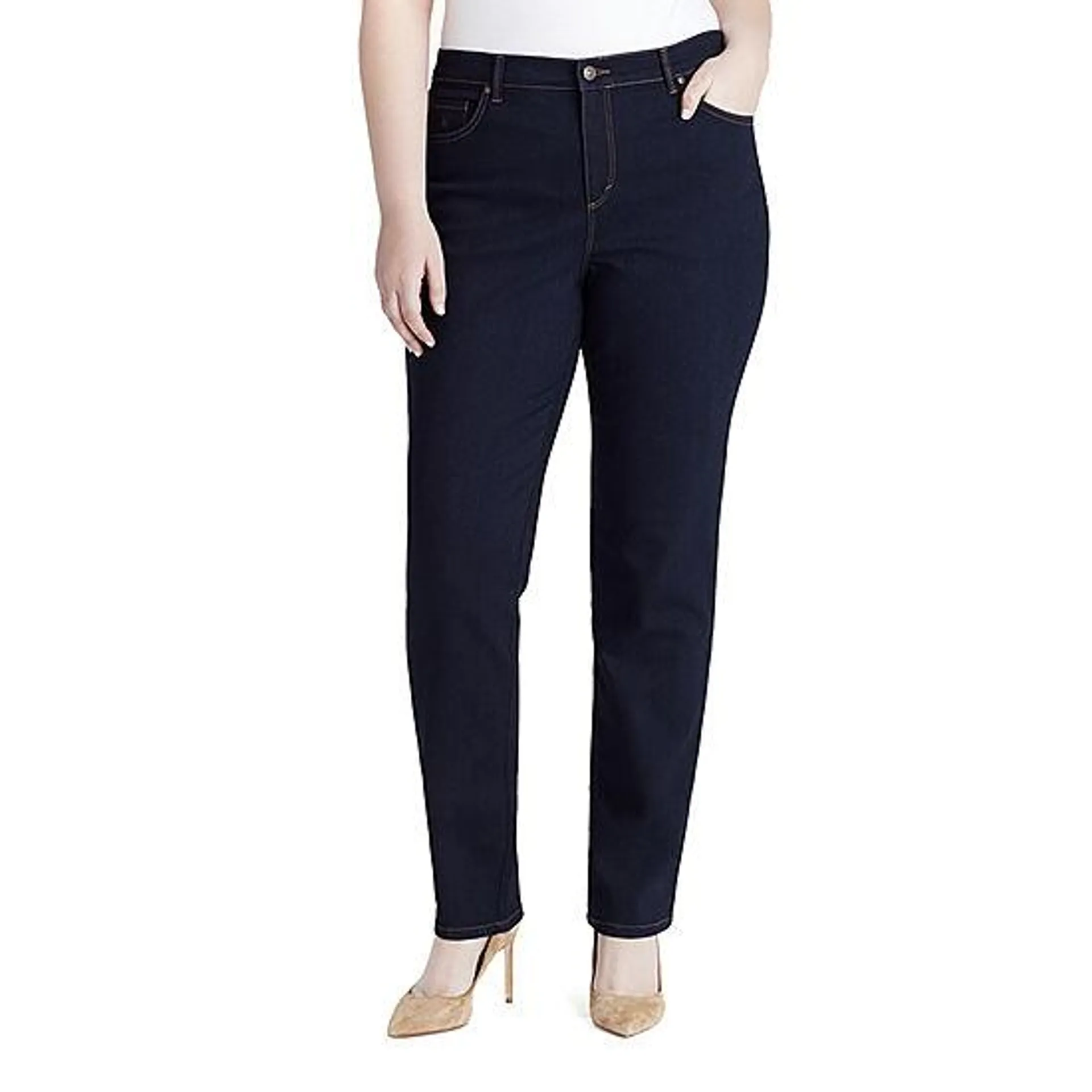 Gloria Vanderbilt® Amanda Classic Plus Women's Straight Leg Jeans