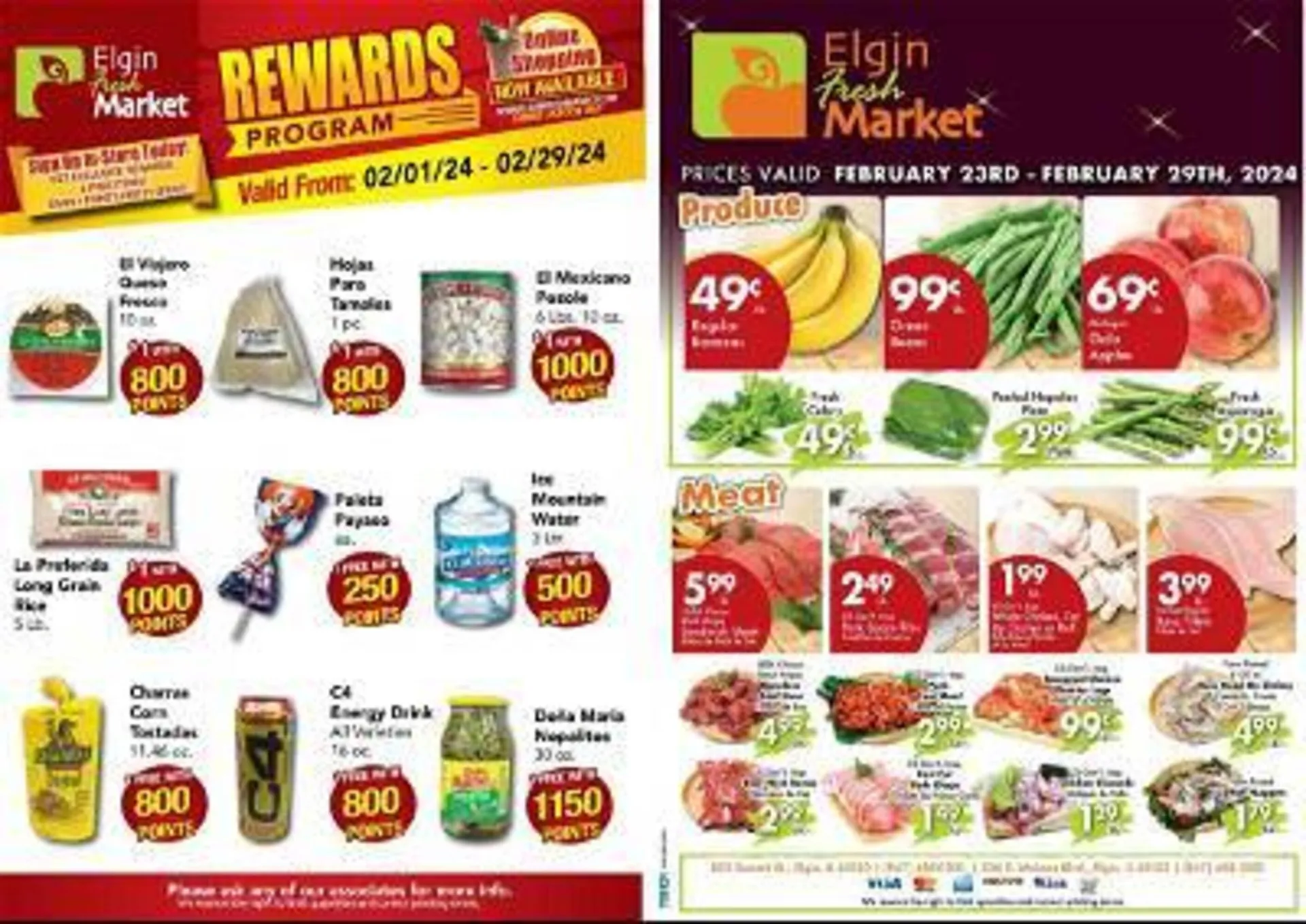 Weekly ad Elgin Fresh Market Weekly Ad from February 23 to February 29 2024 - Page 