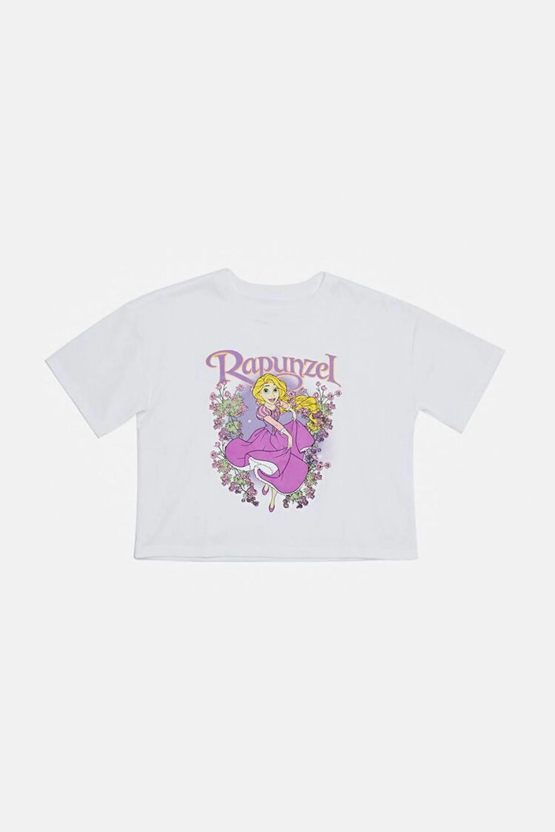 Girls Rapunzel Cropped Tee (Kids)