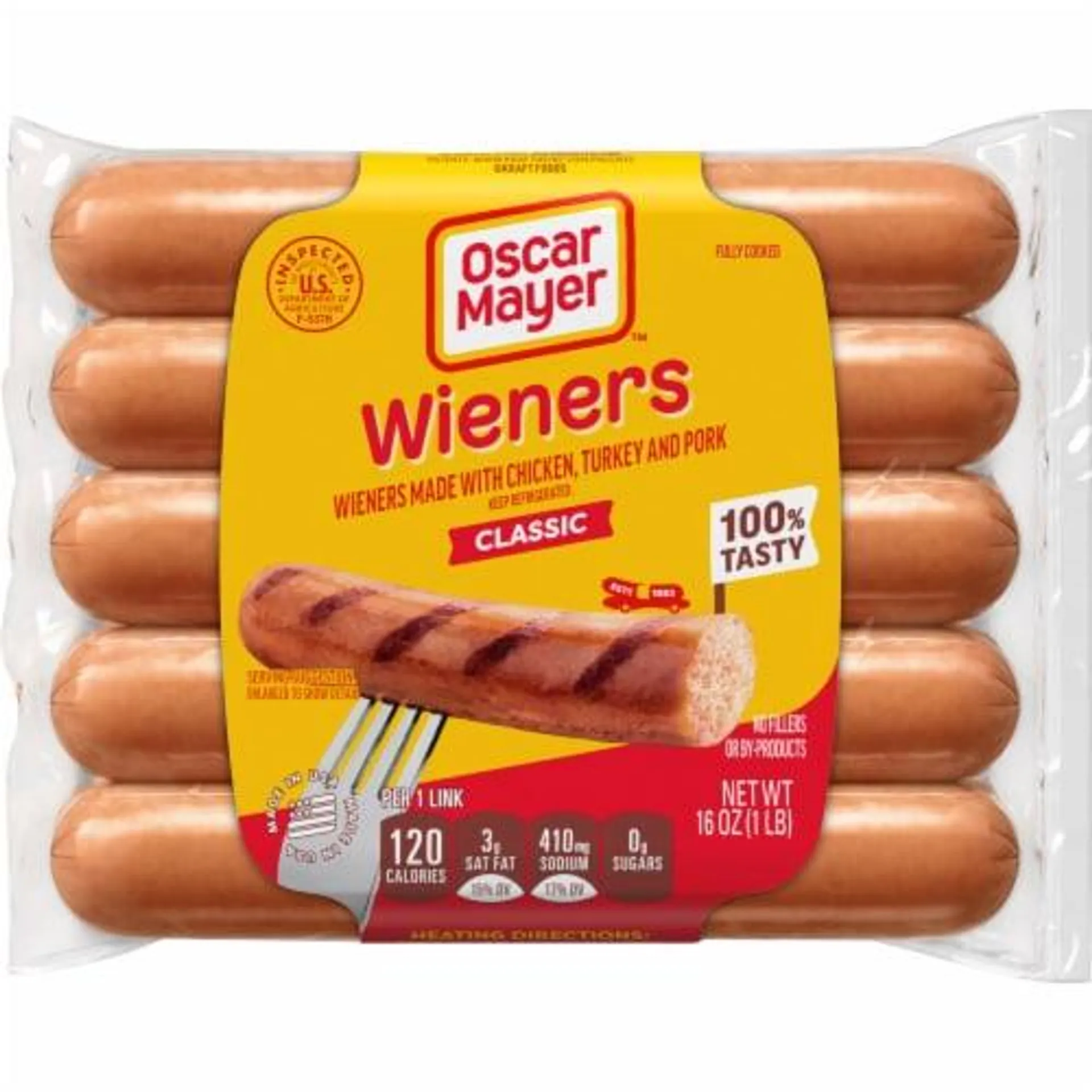 Oscar Mayer Classic Uncured Wieners Hot Dogs