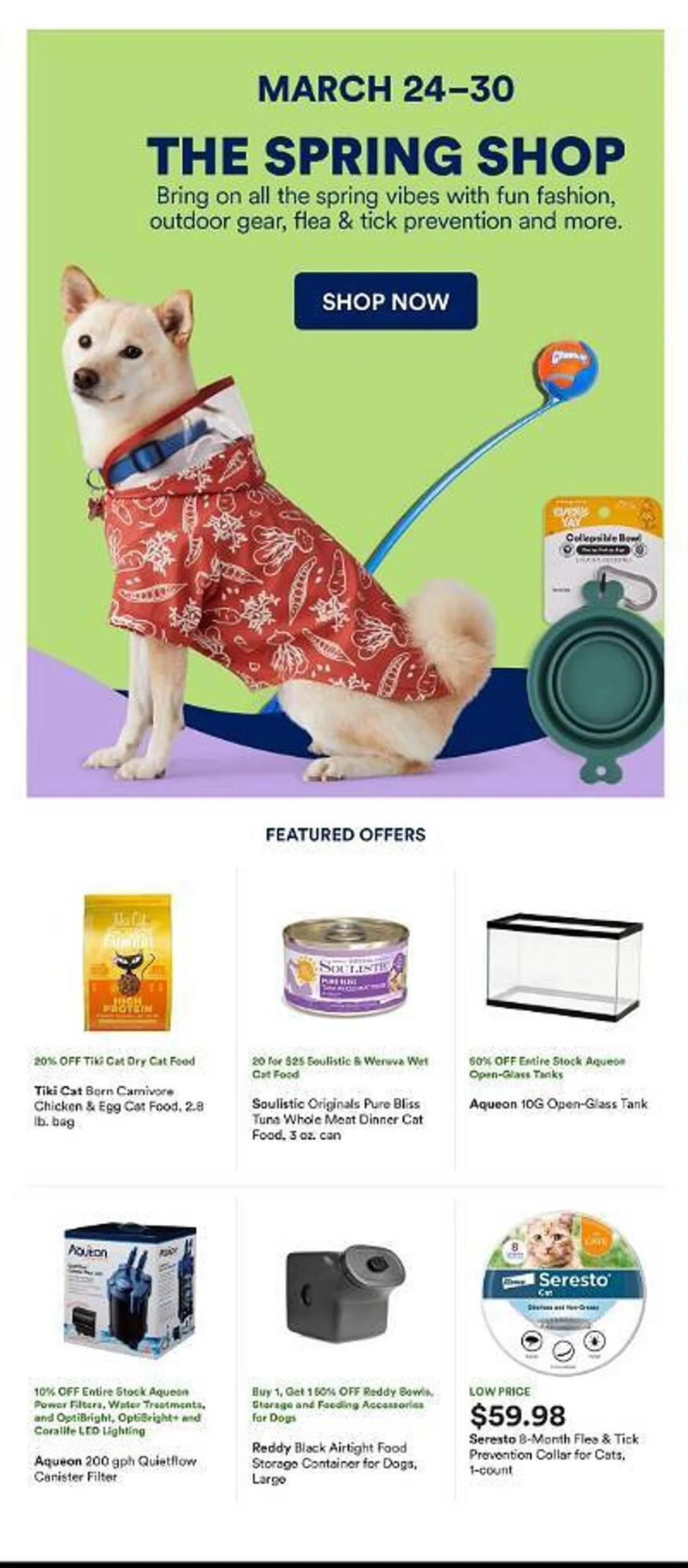 Weekly ad Petco Weekly Ad from March 24 to March 30 2024 - Page 1