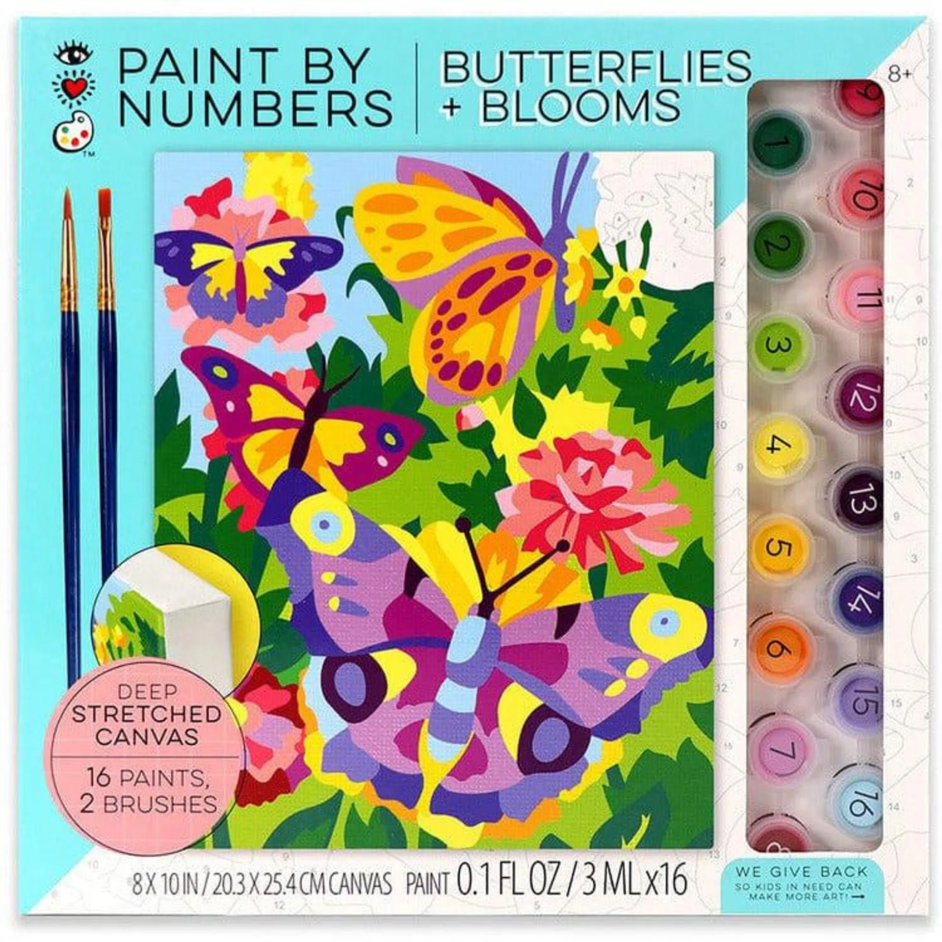 Paint By Number - Butterflies + Blooms