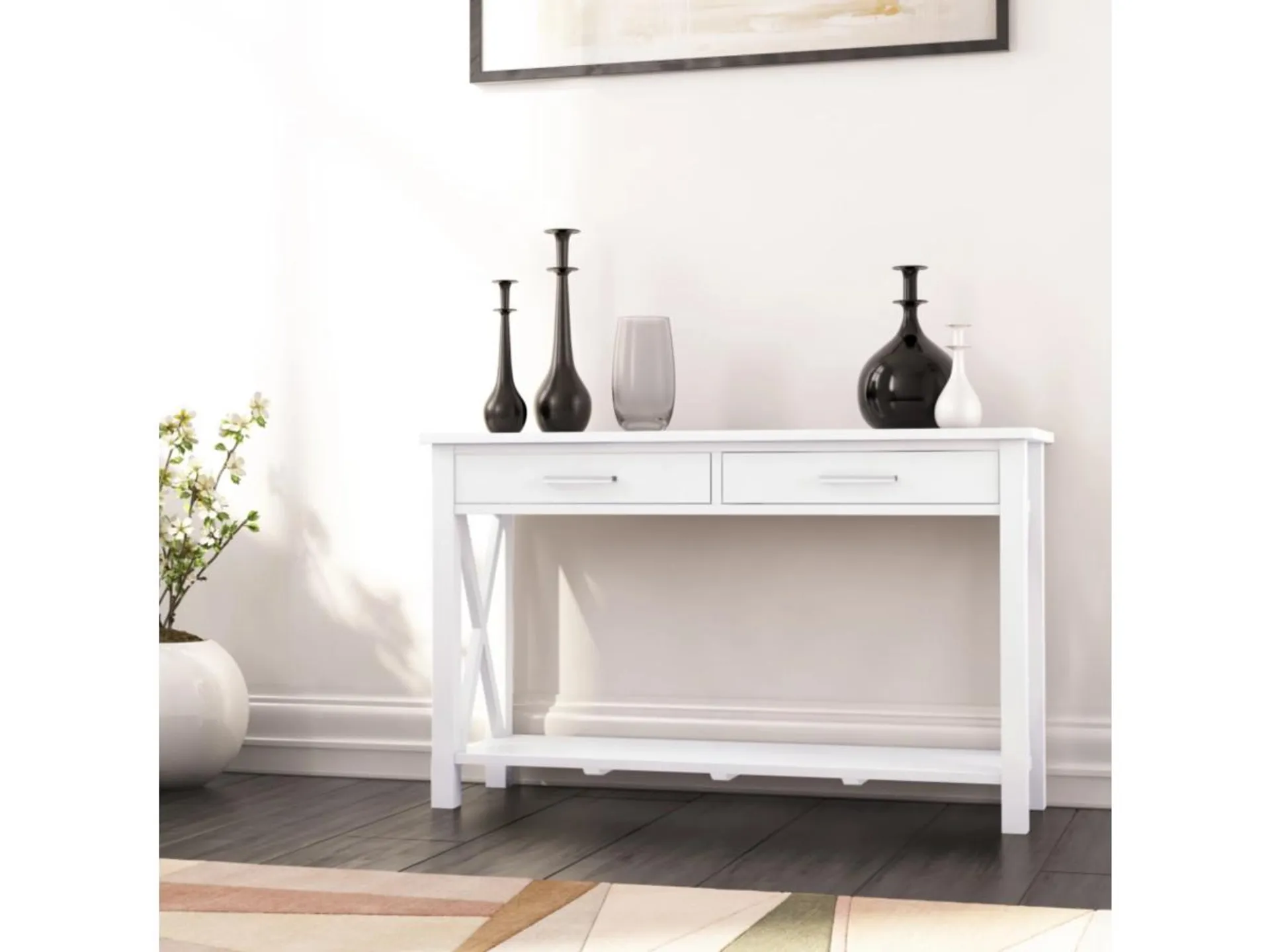 Simpli Home Kitchener Console Sofa Table