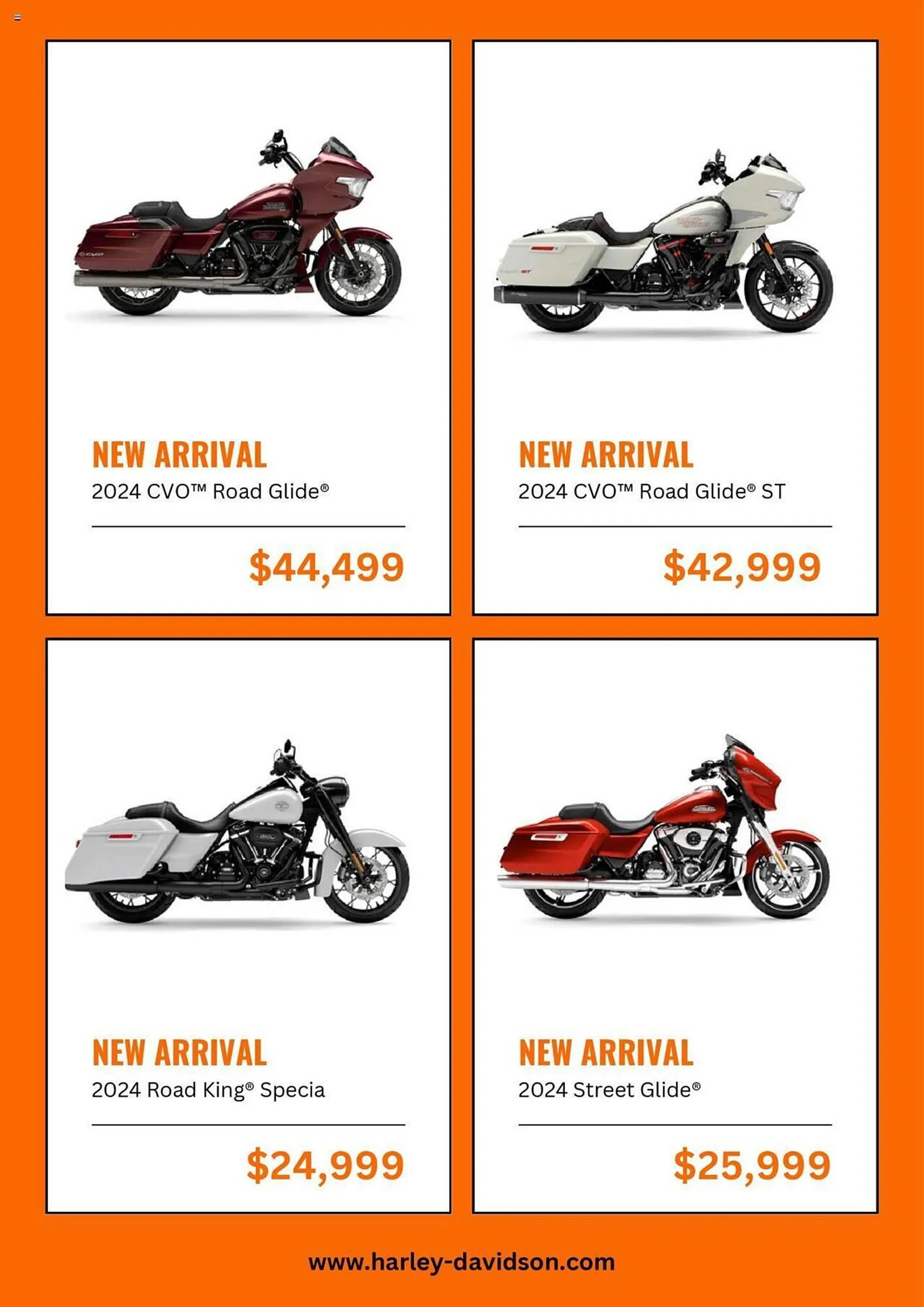 Weekly ad Harley Davidson Weekly Ad from October 17 to November 18 2024 - Page 3