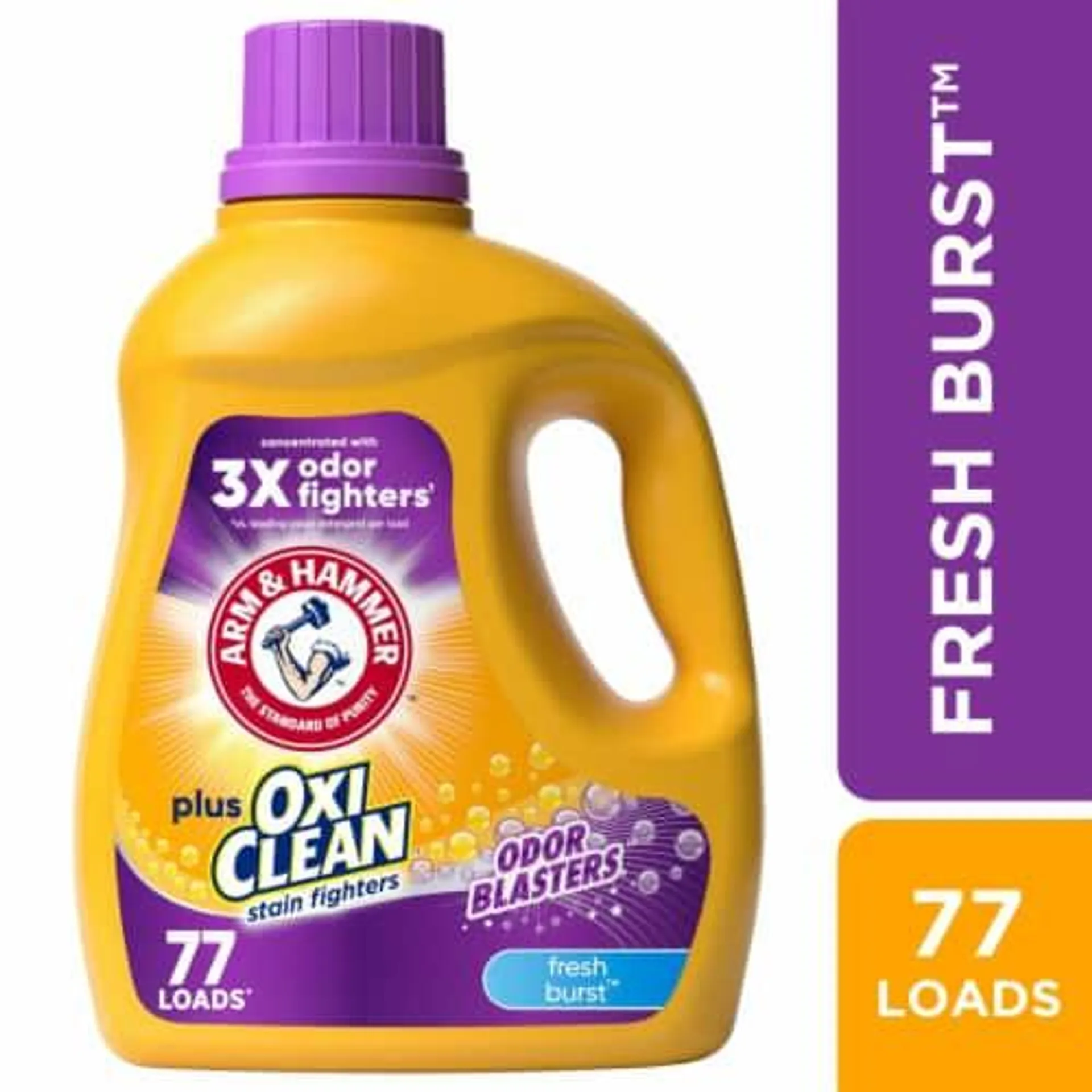 ARM & HAMMER Plus OxiClean with Odor Blasters Fresh Burst Liquid Laundry Detergent