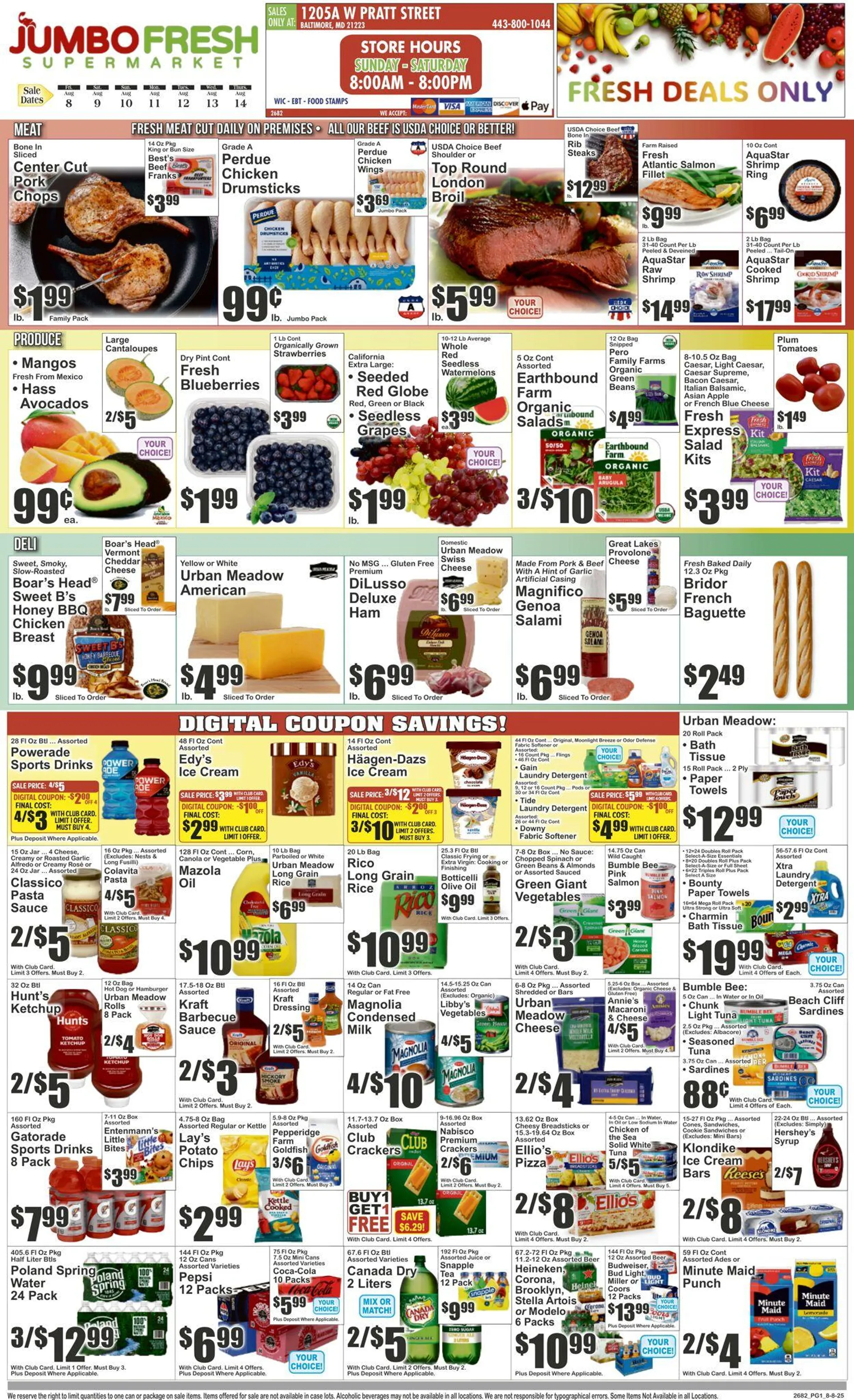 Weekly ad Key Food Current weekly ad from August 8 to August 14 2025 - Page 1