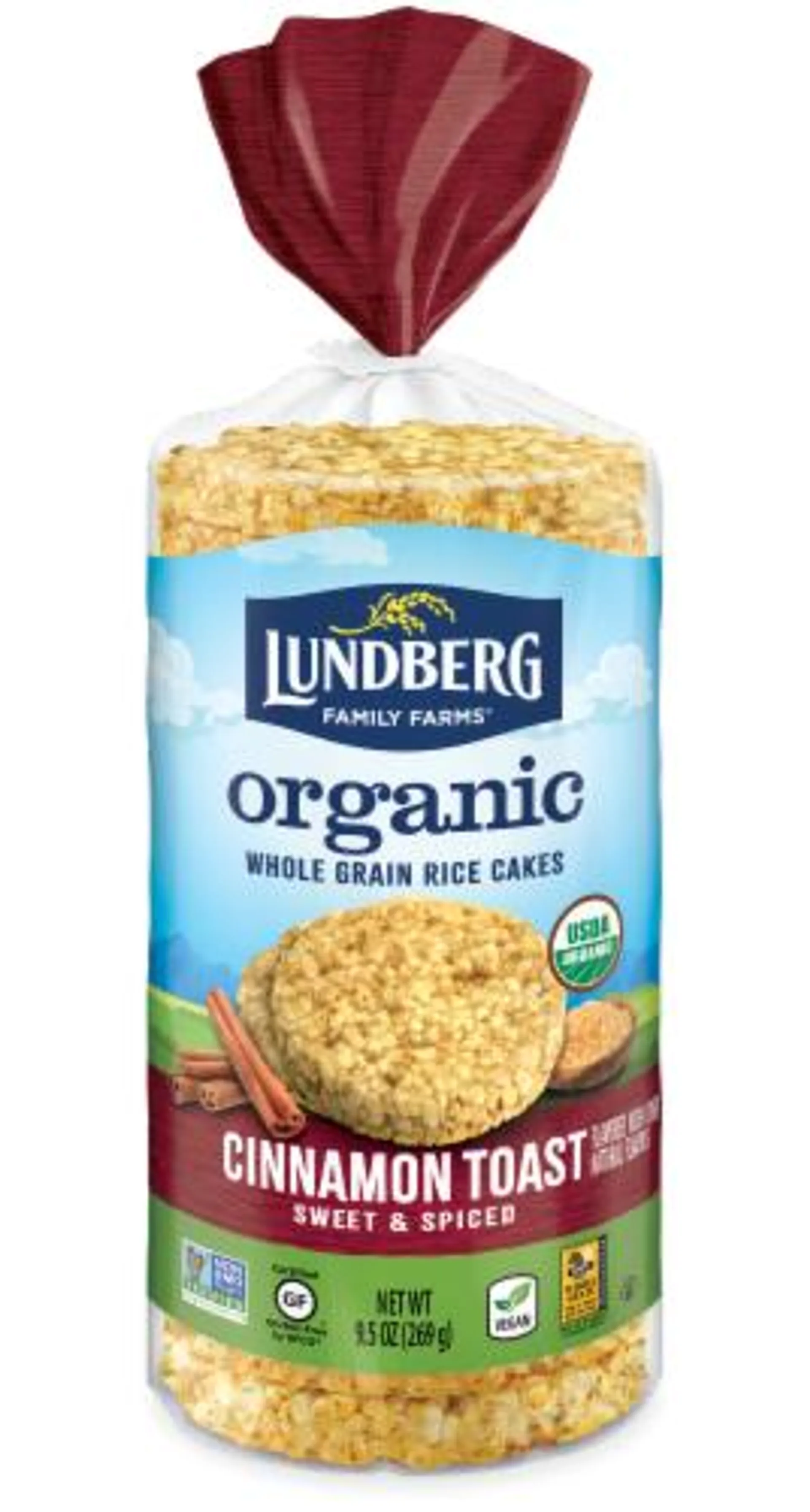 Lundberg® Gluten Free Cinnamon Toast Organic Rice Cakes