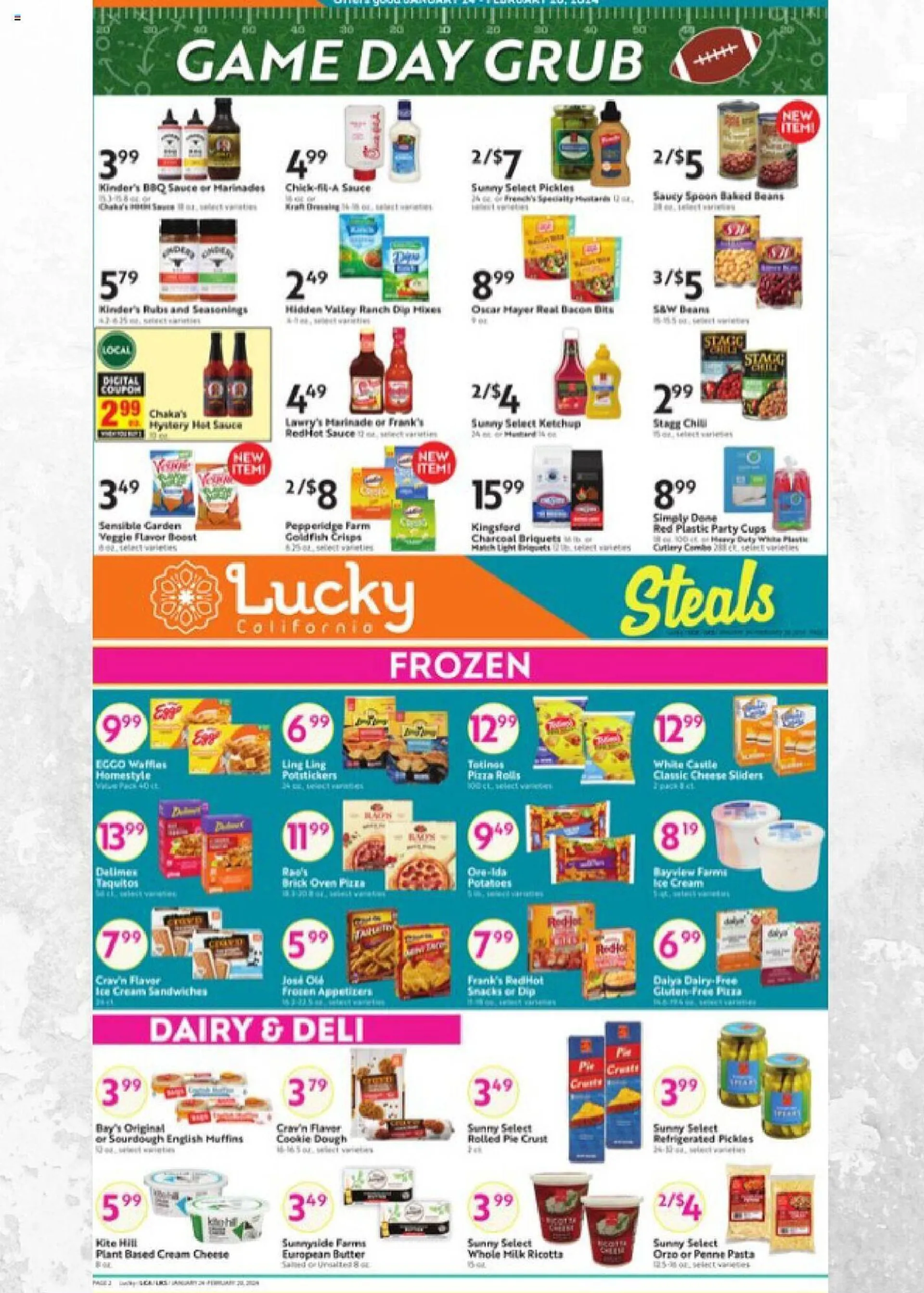 Weekly ad Lucky Supermarkets Weekly Ad from January 24 to February 20 2024 - Page 