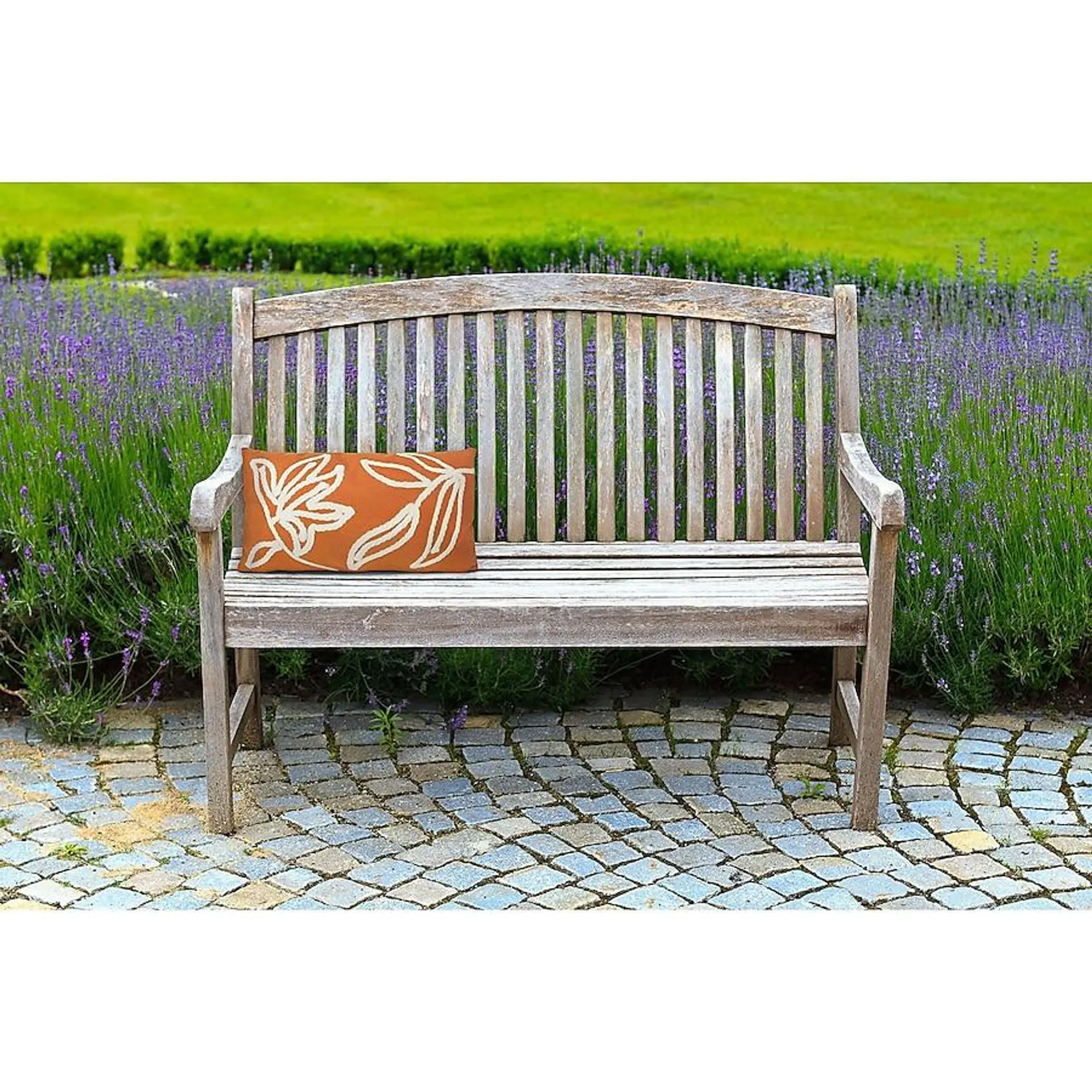 Liora Manne Visions I 12-in x 20-in Orange Rectangular Indoor Decorative Pillow