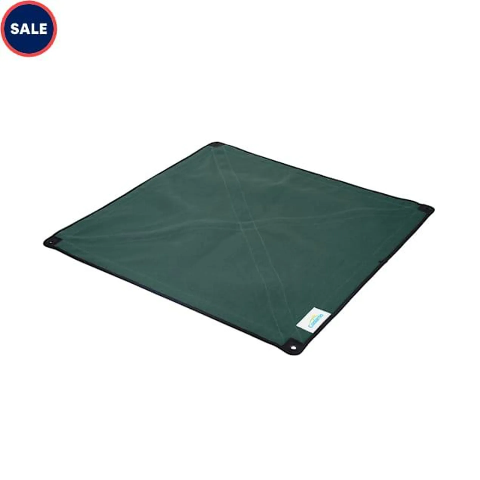 Coolaroo Brunswick Green On the Go Elevated Pet Bed Replacement Cover, 30" L X 30" W X 8" H