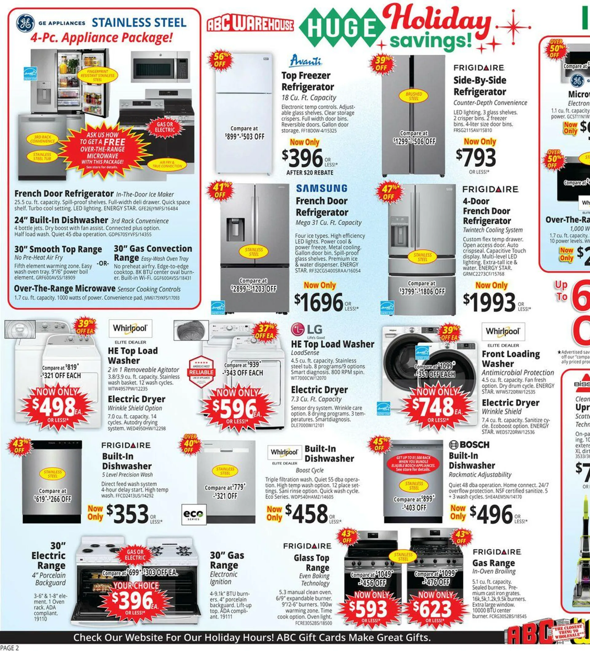 Weekly ad ABC Warehouse Current weekly ad from December 8 to December 14 2024 - Page 2