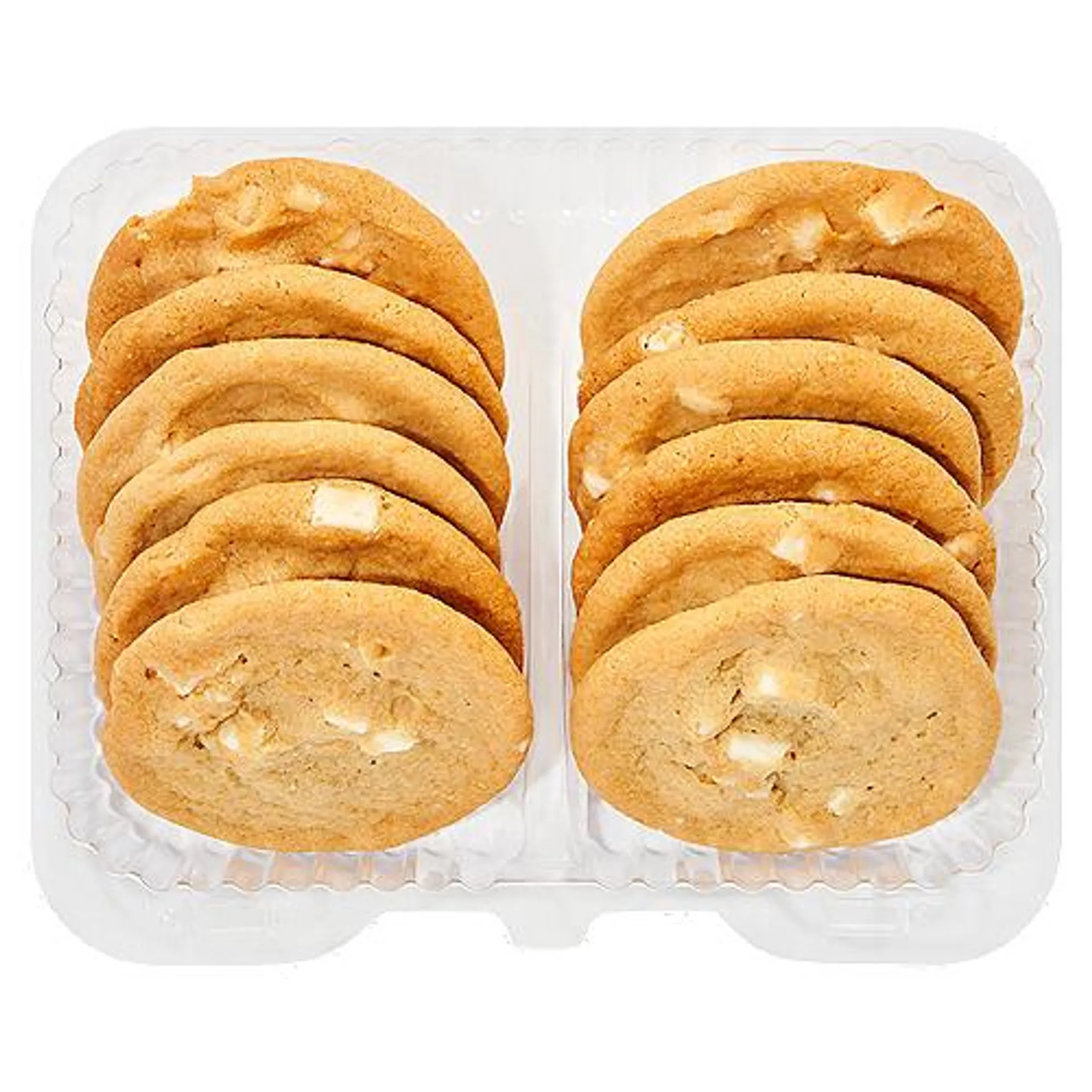 12 Pack Gourmet White Macadamia Nut Cookies