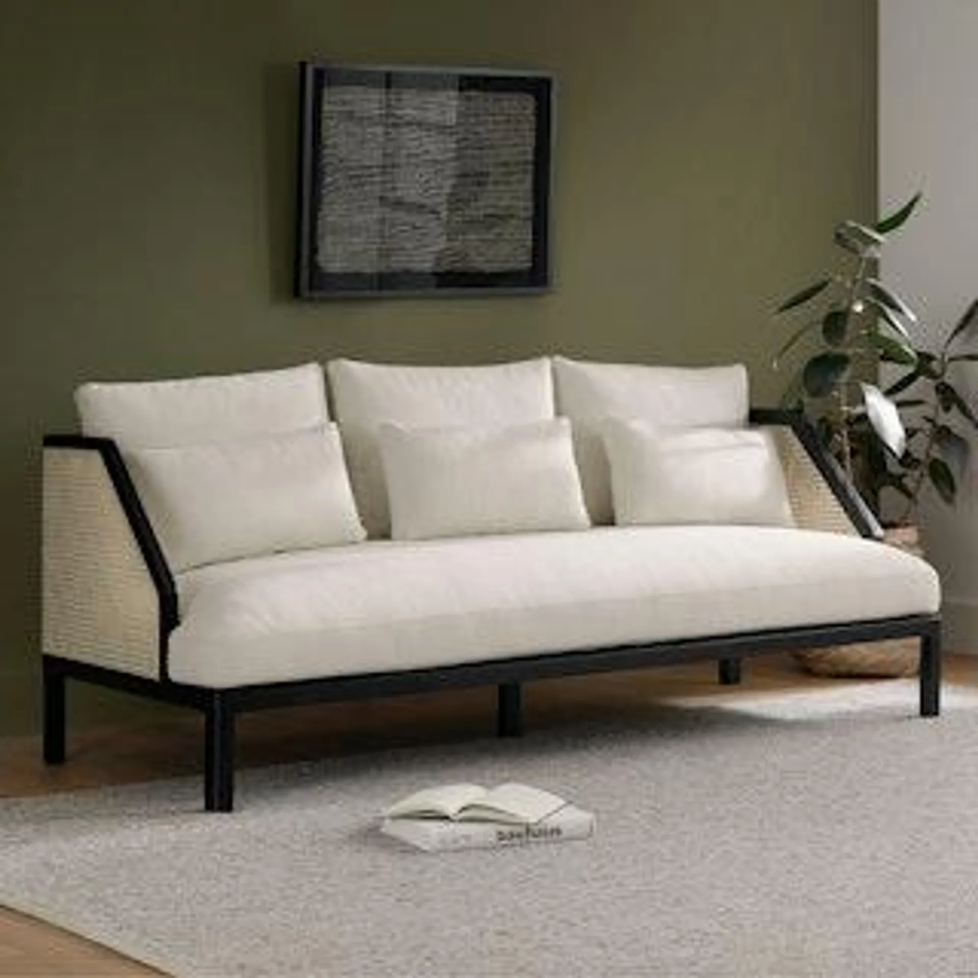 Candra 79" Sofa - Black