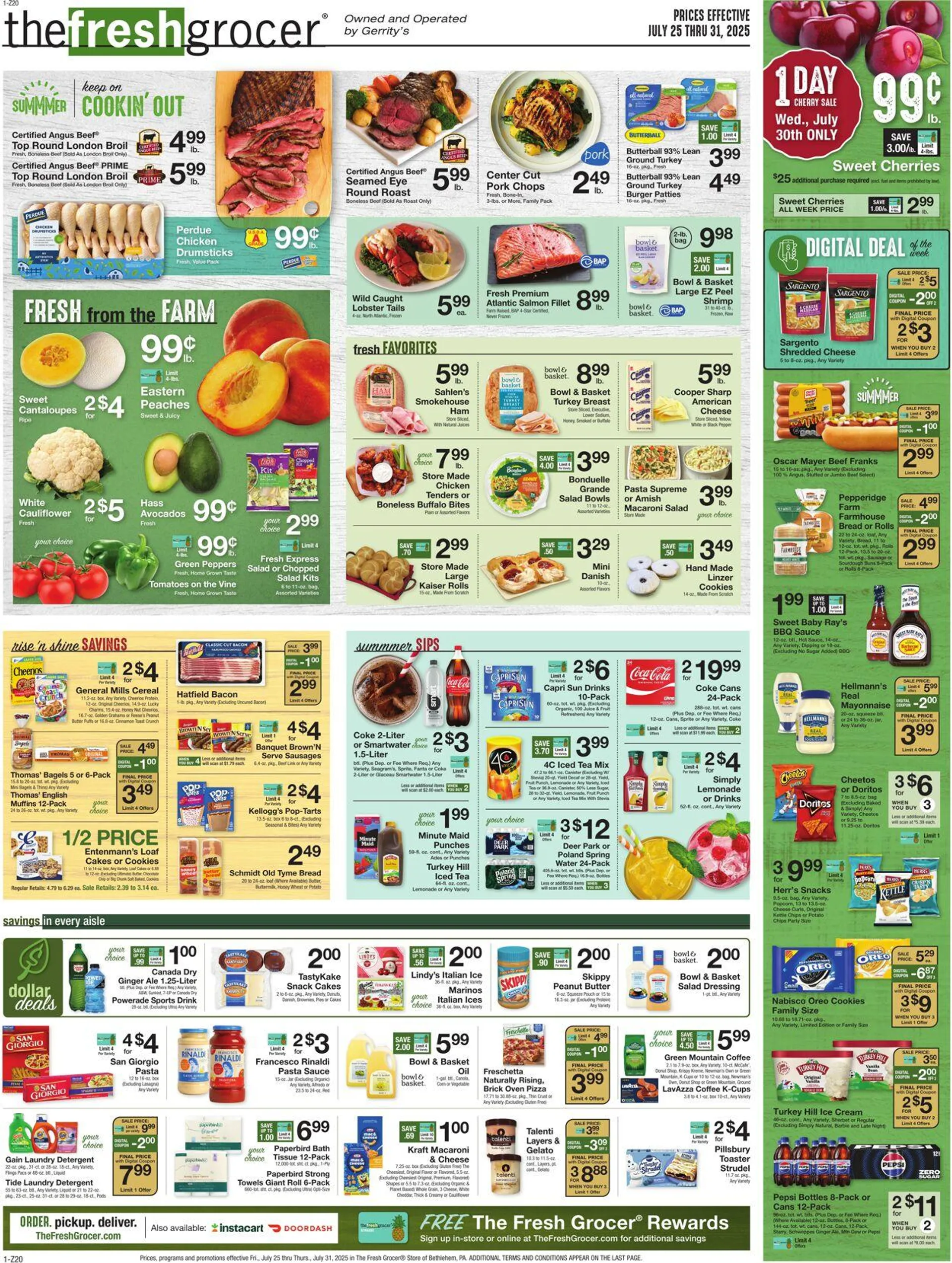 Weekly ad Gerrity's Supermarkets Current weekly ad from July 24 to July 31 2025 - Page 1