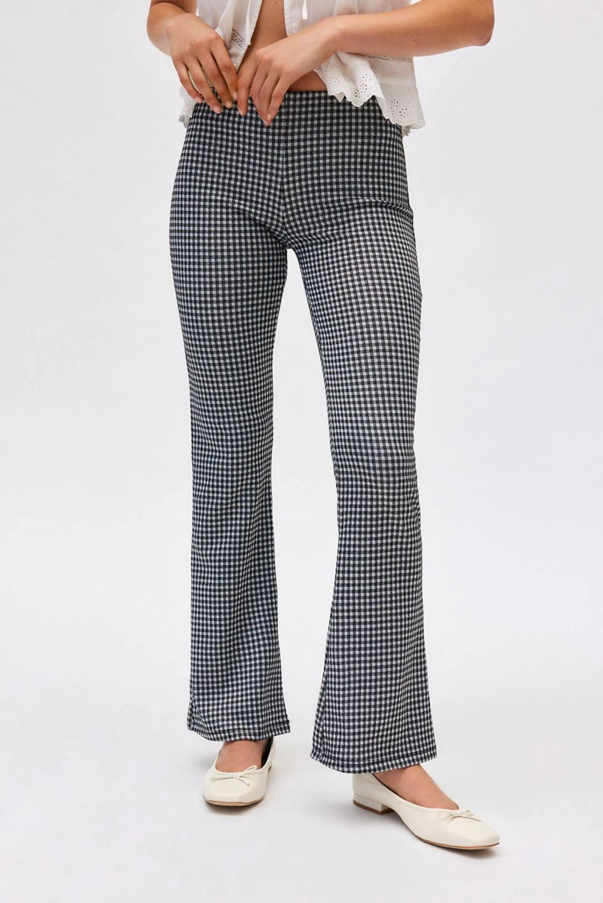 Silence + Noise Bella Jacquard Print Pant