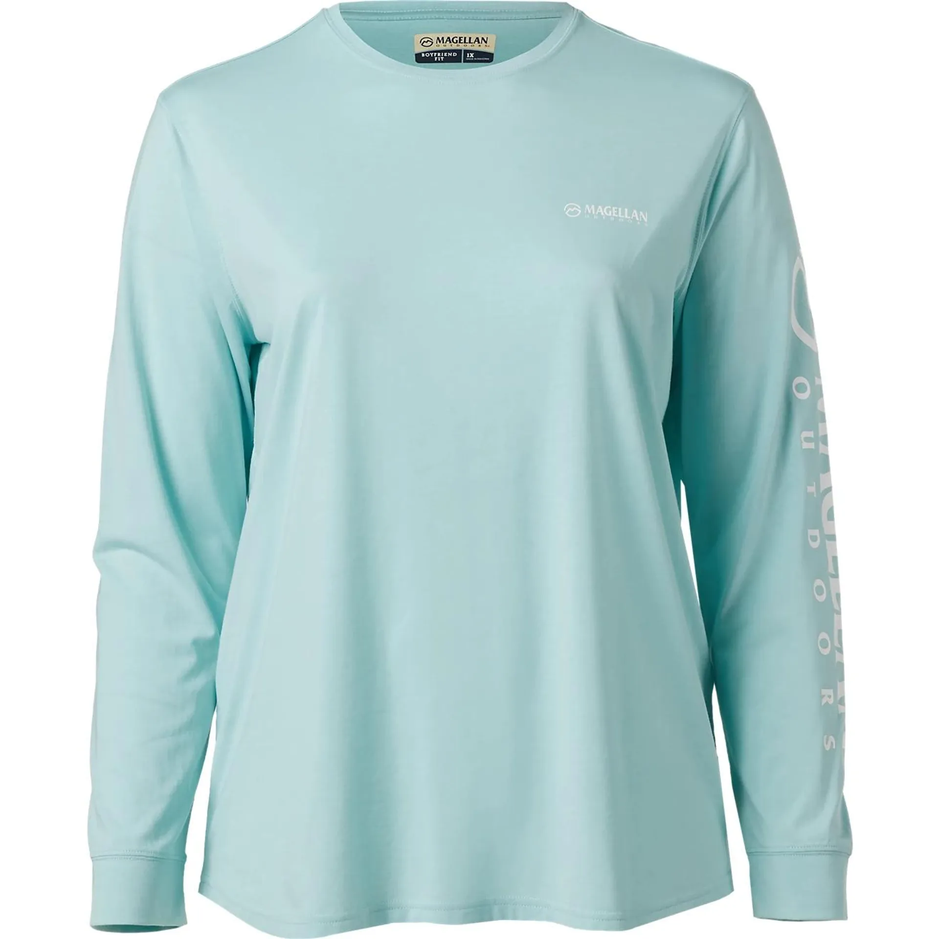 Magellan Outdoors Women's Grotto Falls Plus Size Long Sleeve T-shirt