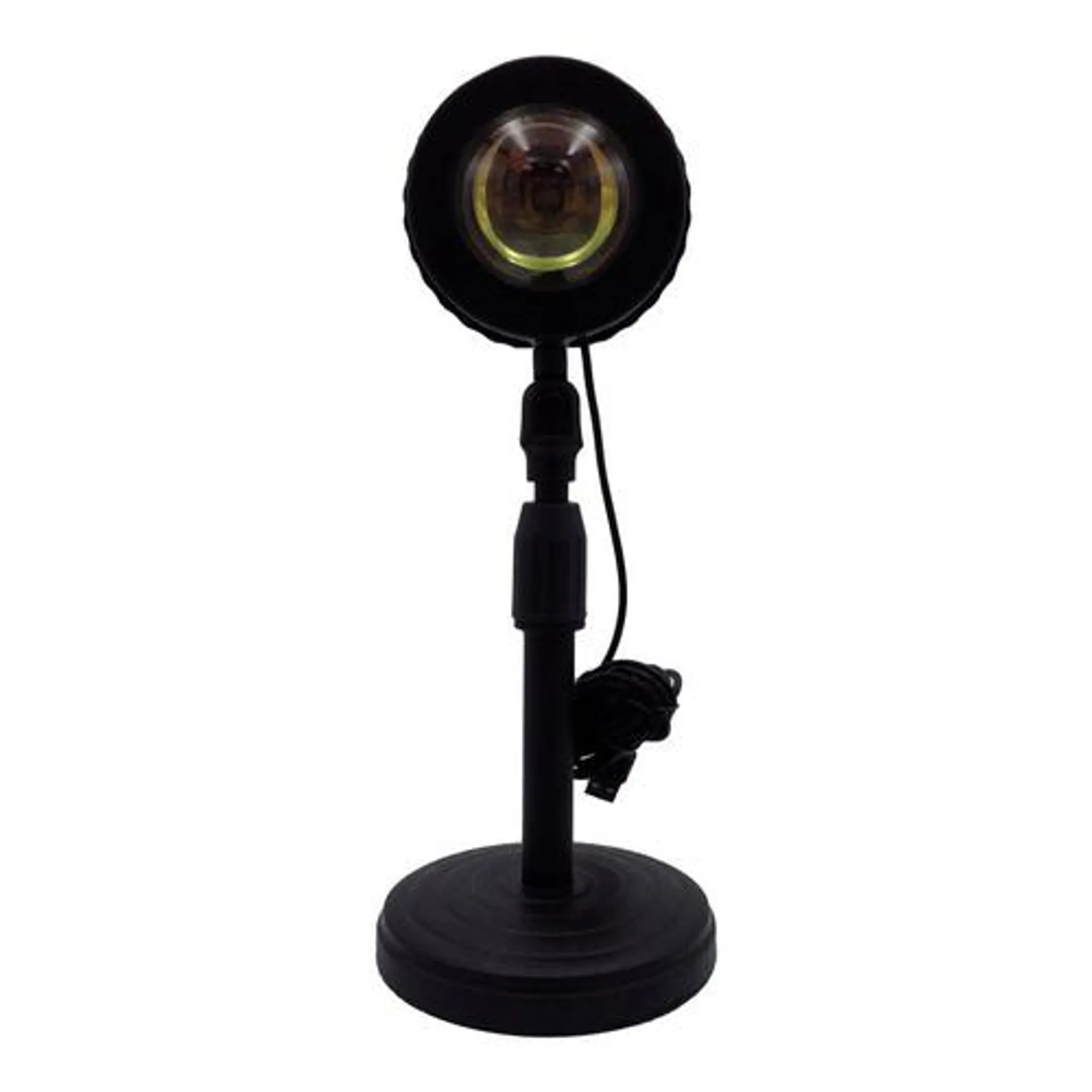 Rainbow LED Light Projector Lamp - Black