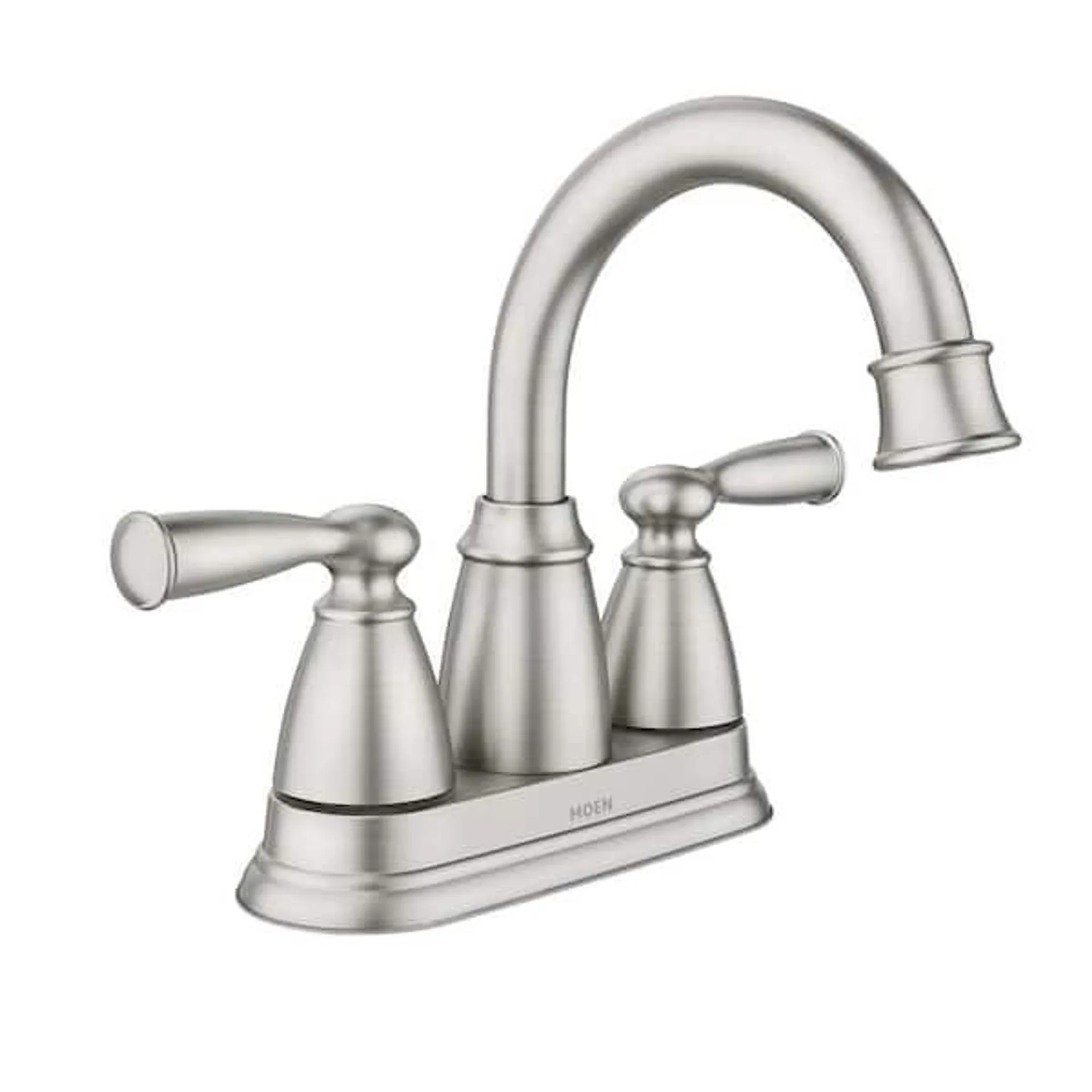 Banbury 4 in. Centerset Double Handle Bathroom Faucet in Brushed Nickel